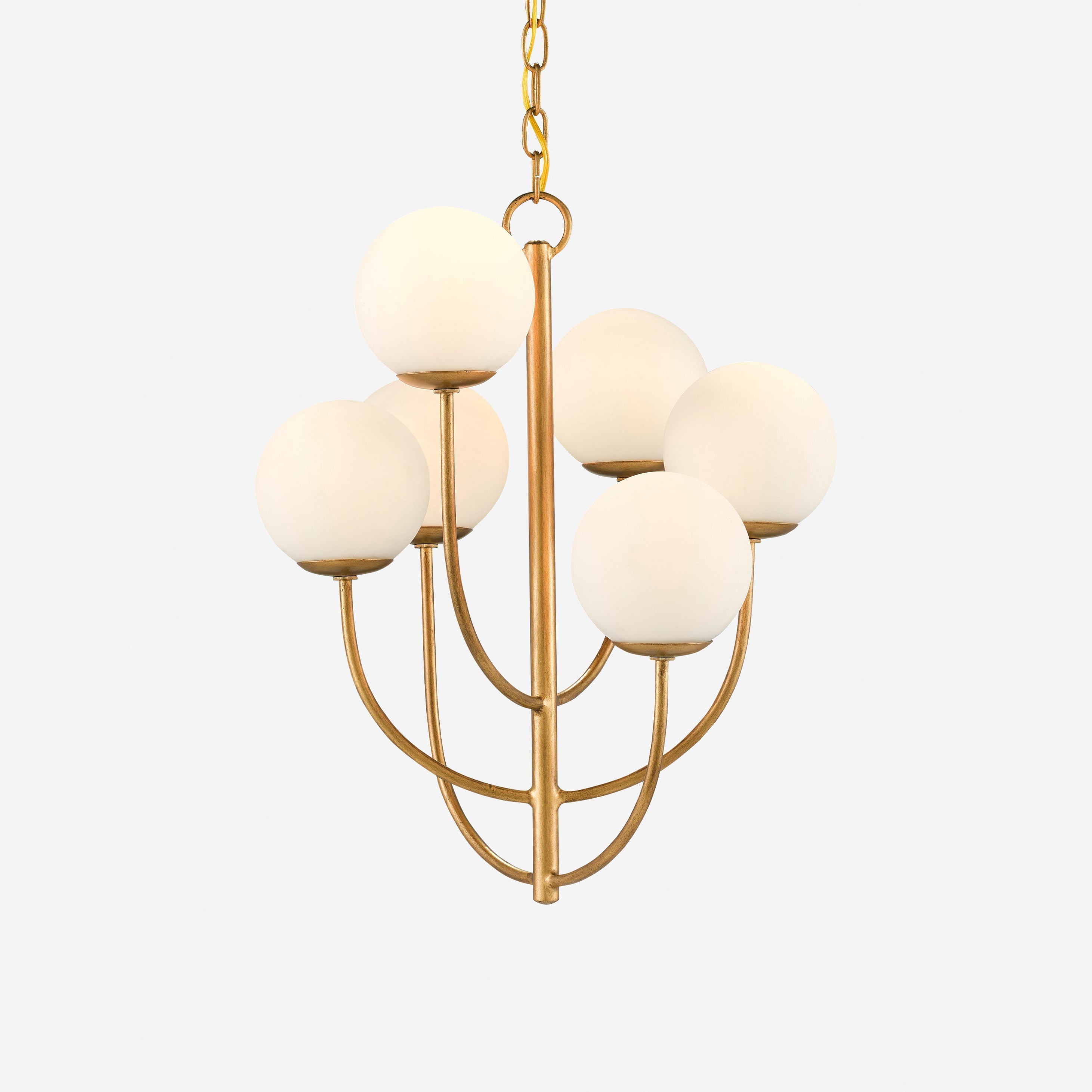 Kvennuvyu Luxury Brass Glass Chandelier - Letslighting