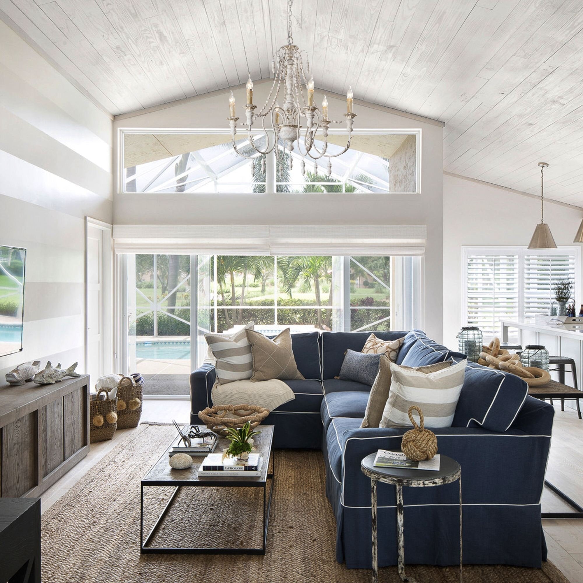 Norduvyh Postmodern Luxury Traditional Wooden Chandelier - Letslighting