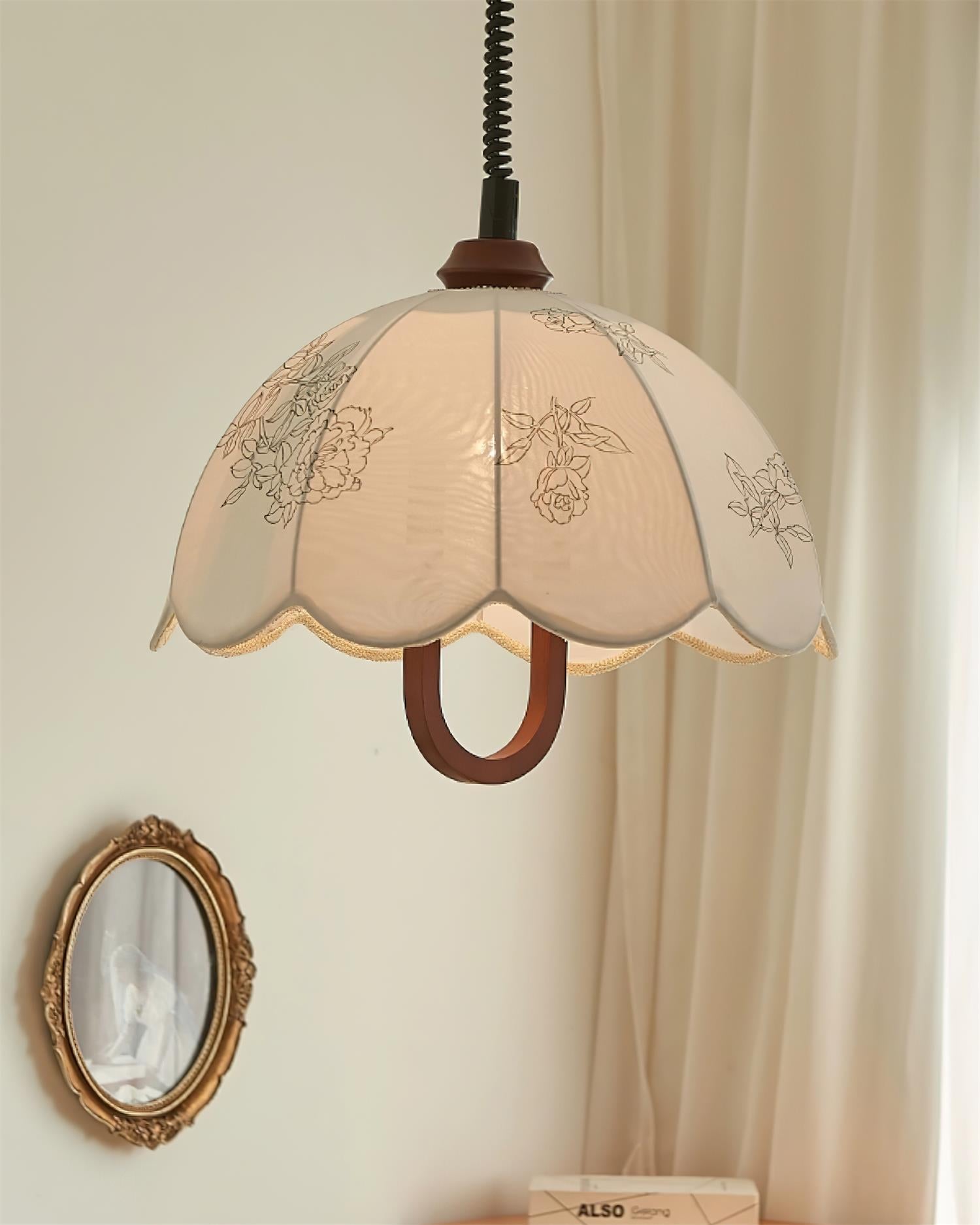 Rosetta Fabric Pendant Light - Letslighting