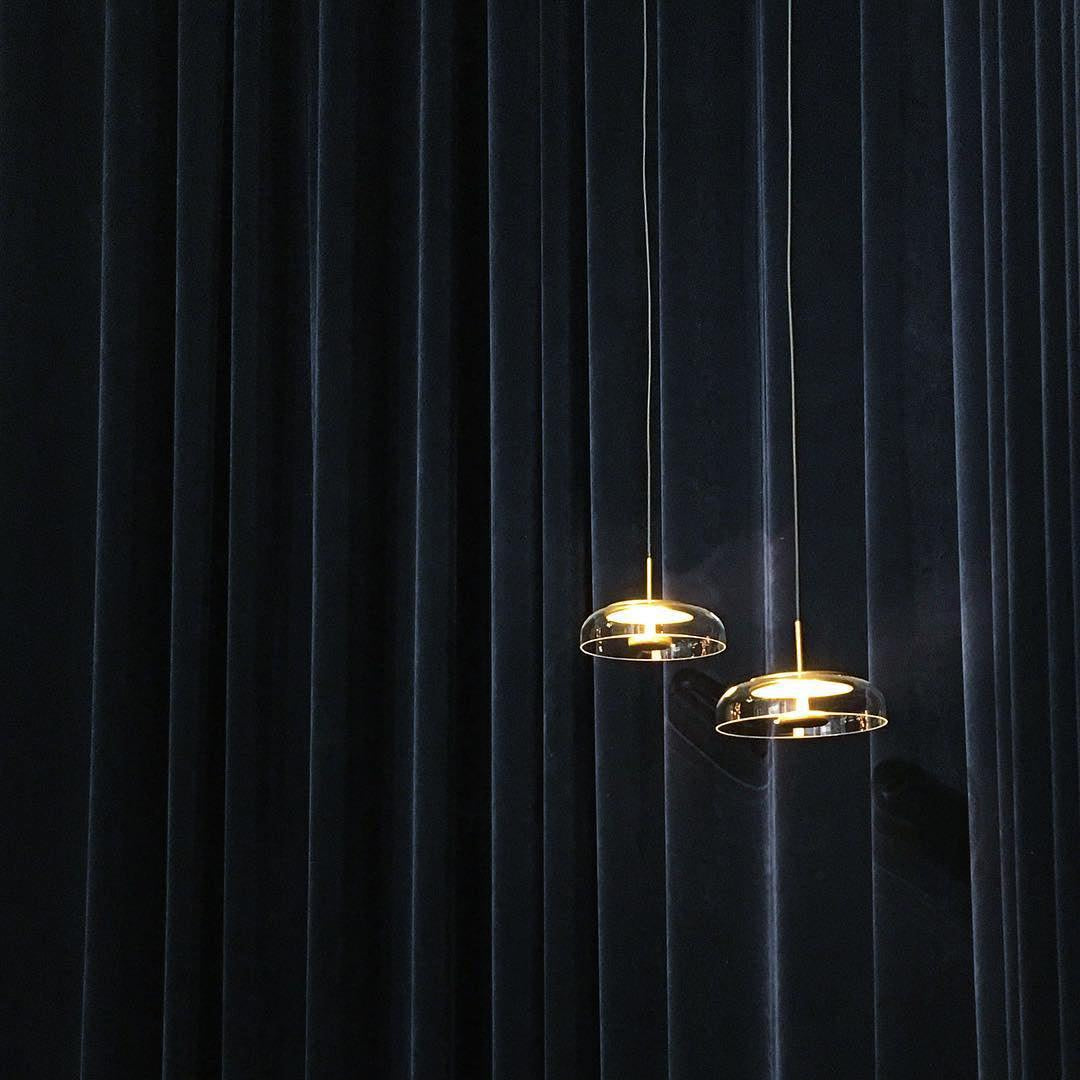 Lustra Pendant Lamp Transparent Glass Sleek - Letslighting