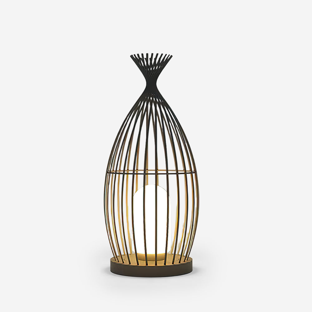 Birdcage Outdoor Post Light Cage Industrial - Letslighting