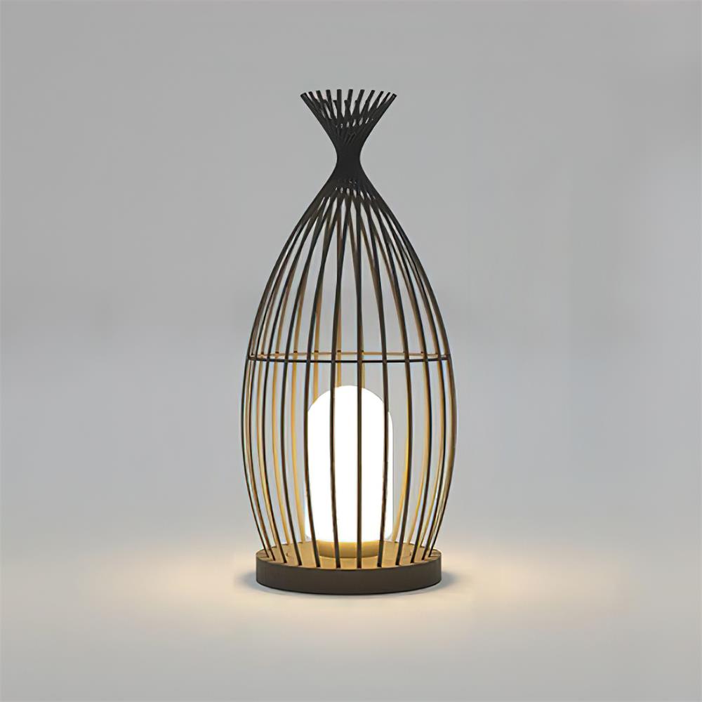Birdcage Outdoor Post Light Cage Industrial - Letslighting