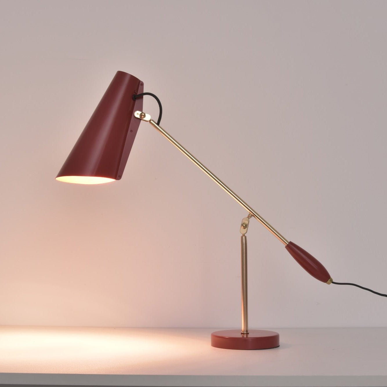 Orbix Steel Mid-Century Table Lamp - Letslighting