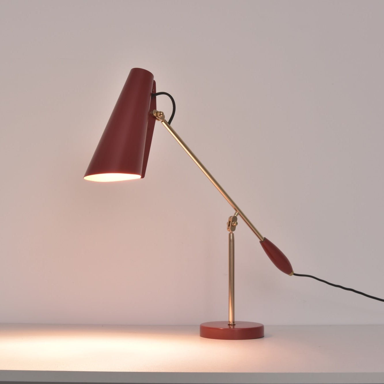 Orbix Steel Mid-Century Table Lamp - Letslighting