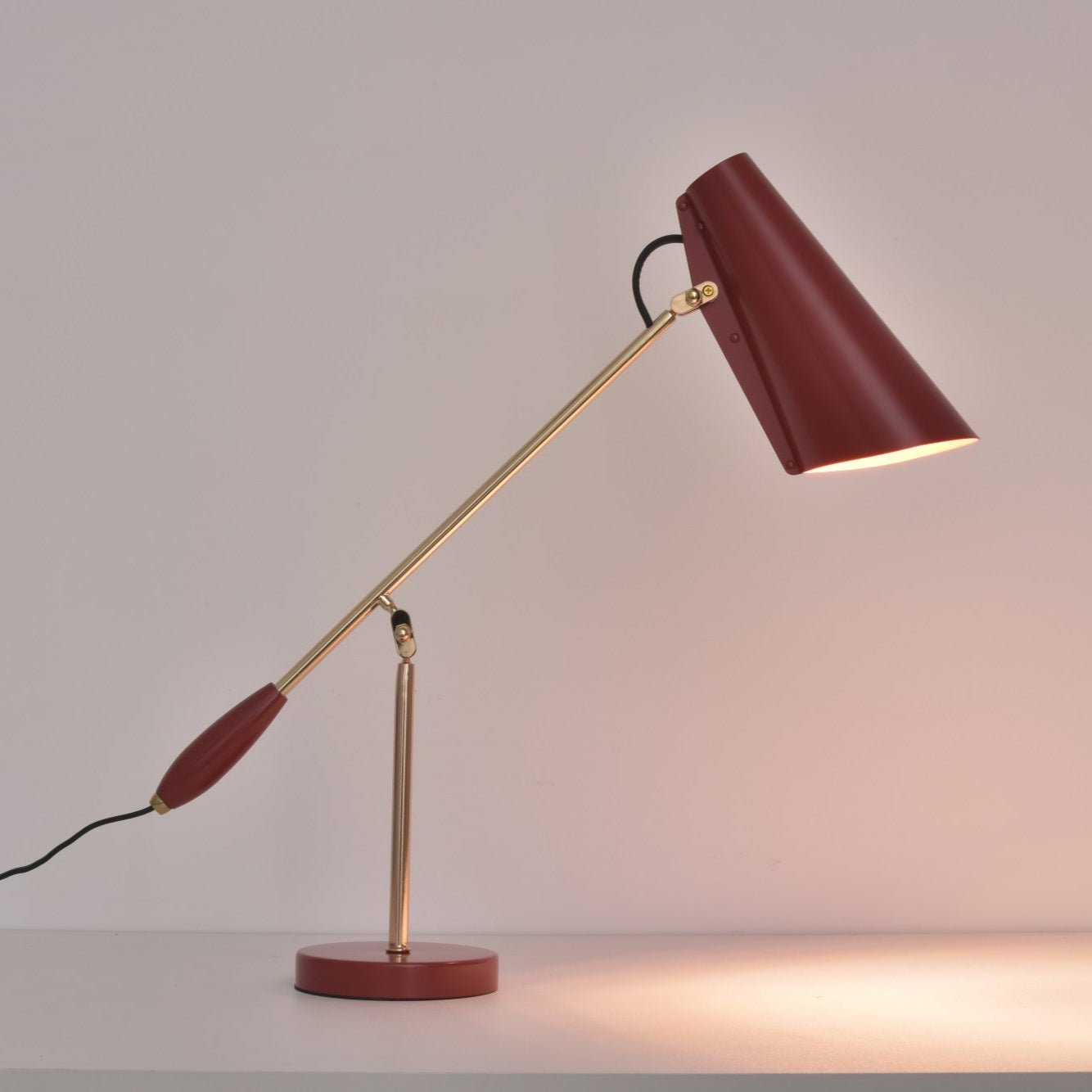 Orbix Steel Mid-Century Table Lamp - Letslighting