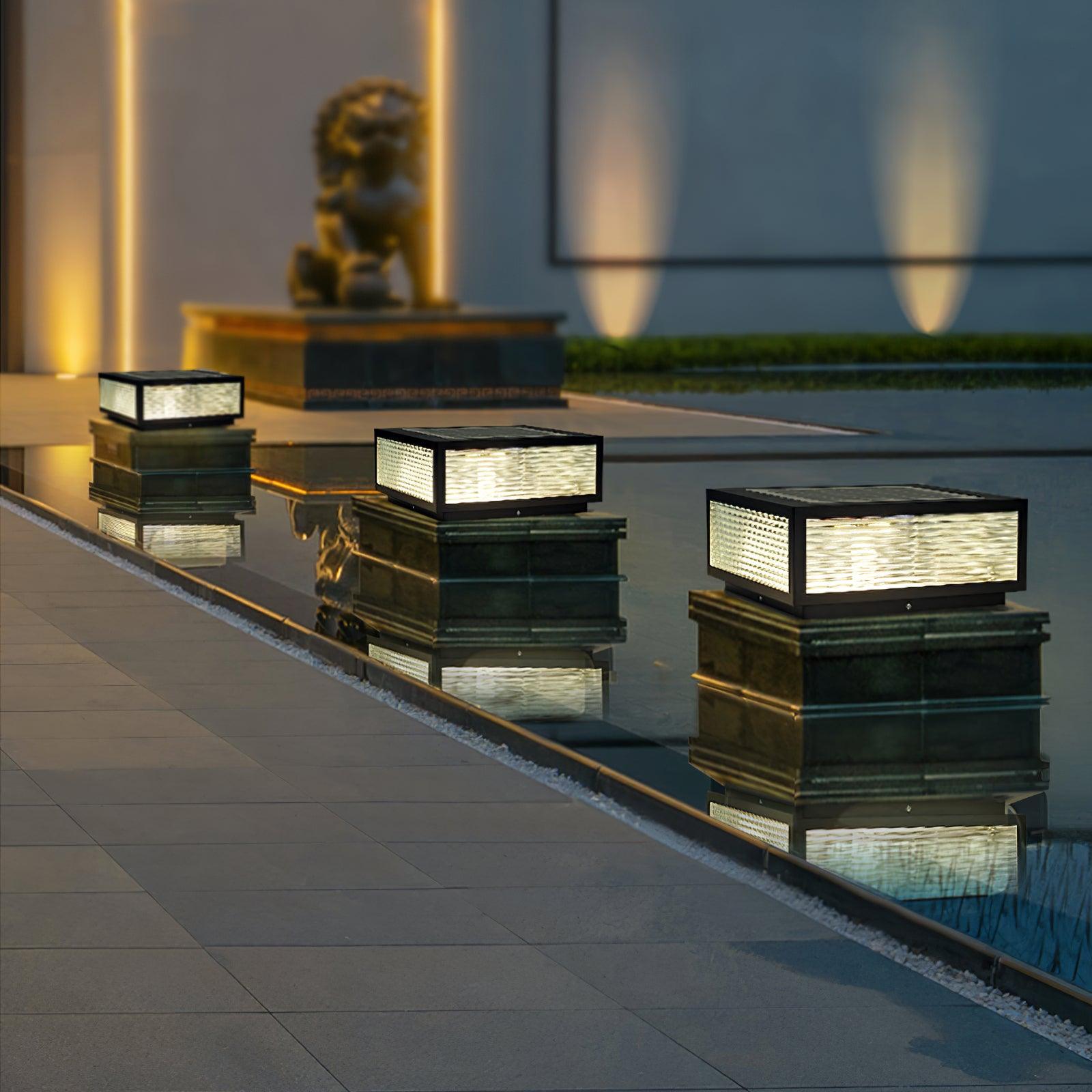 Alsorarae Traditional Natural Glass Outdoor Light - Letslighting