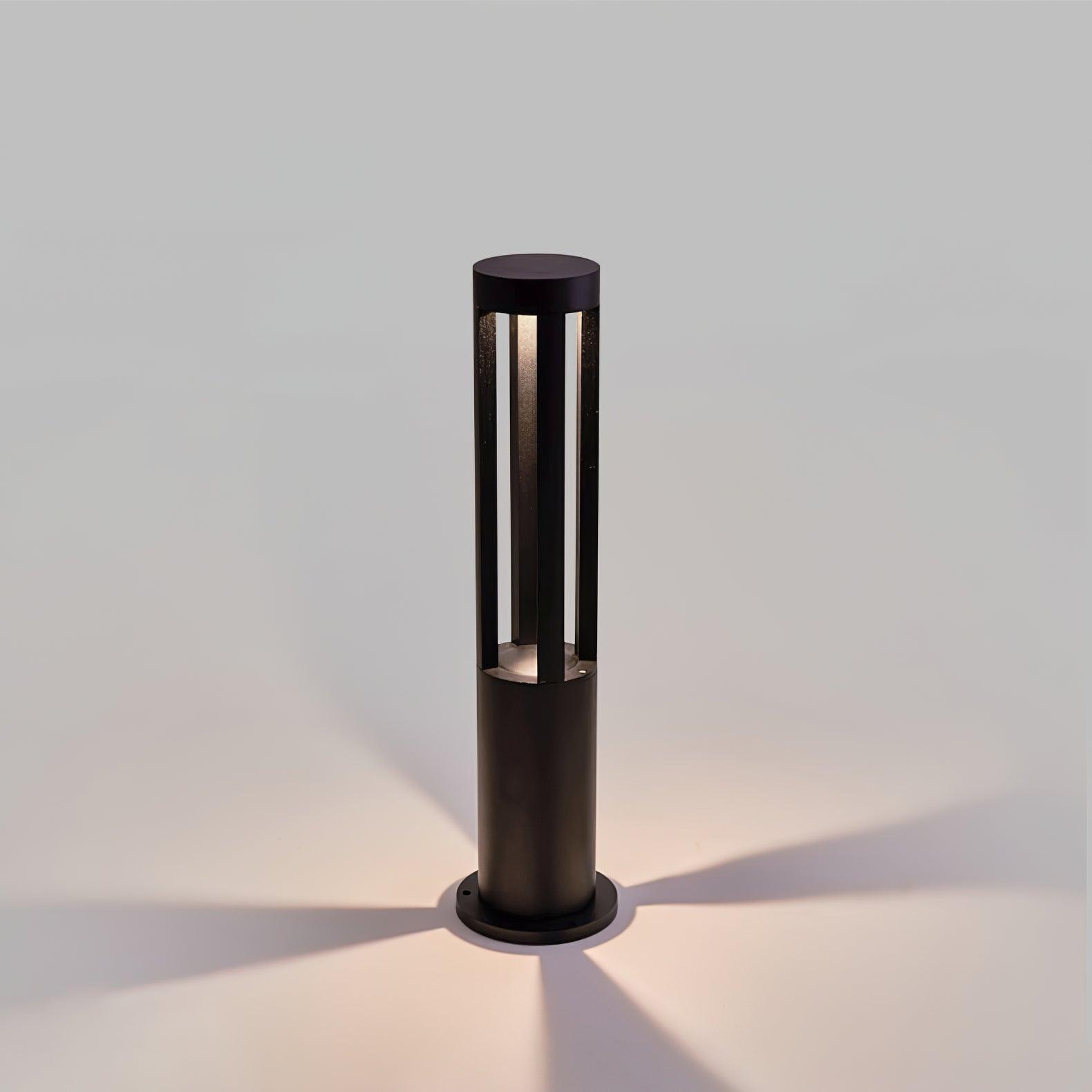 Lustra Outdoor Light Black Cylindrical Garden - Letslighting