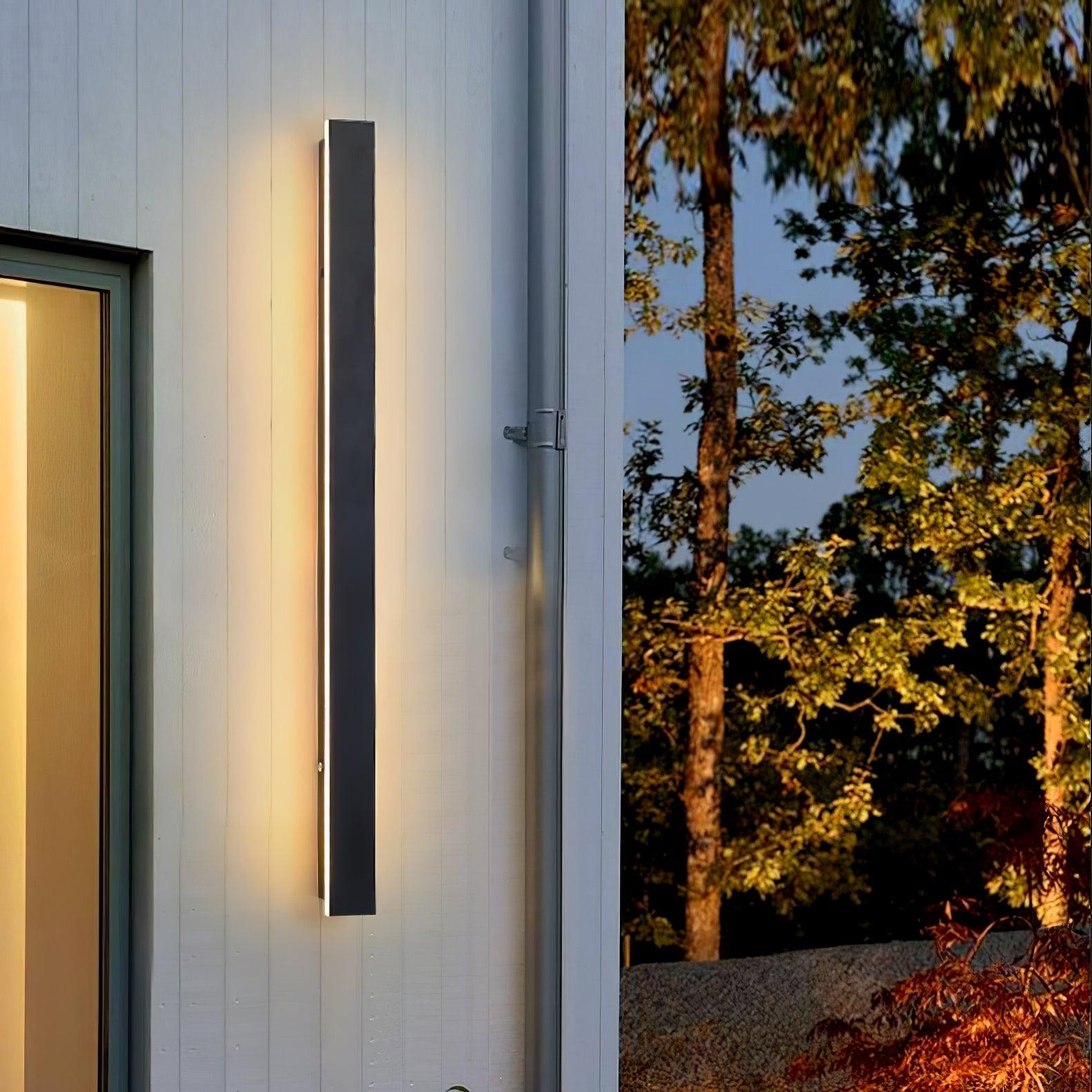 Aurvelyra Long Strip Solar Outdoor Sconce - Letslighting