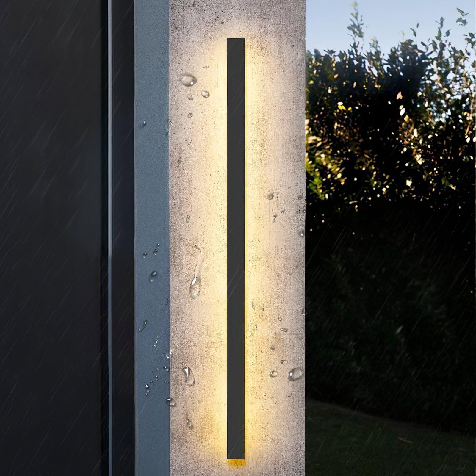 Aurvelyra Long Strip Solar Outdoor Sconce - Letslighting