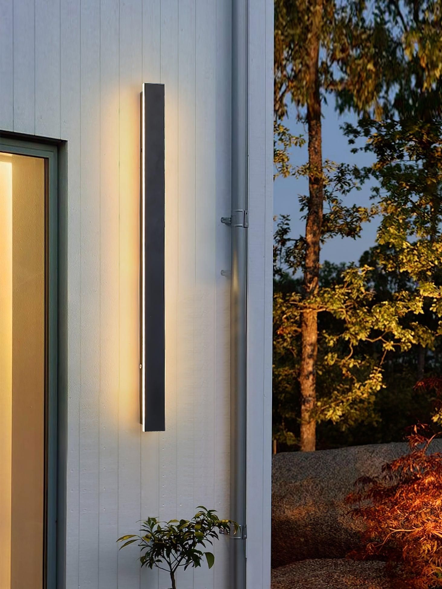 Aurvelyra Long Strip Solar Outdoor Sconce - Letslighting