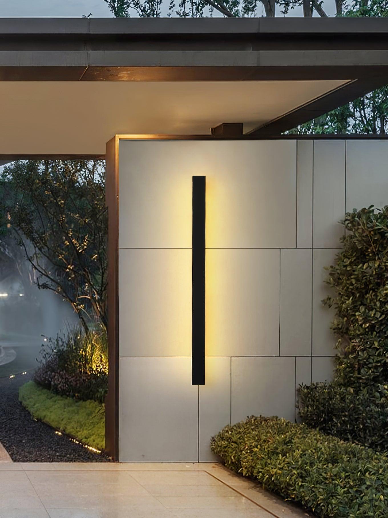 Aurvelyra Long Strip Solar Outdoor Sconce - Letslighting