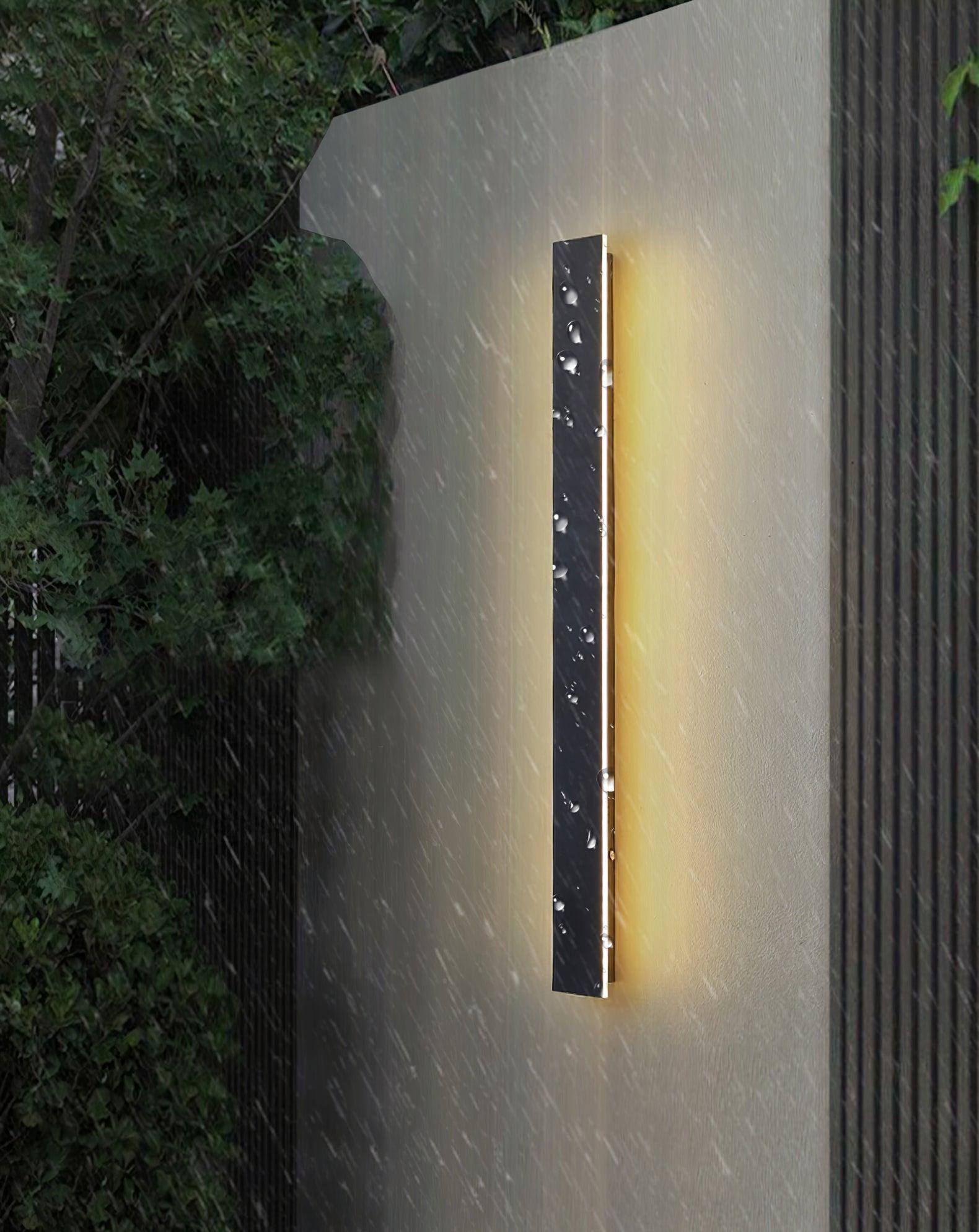 Aurvelyra Long Strip Solar Outdoor Sconce - Letslighting