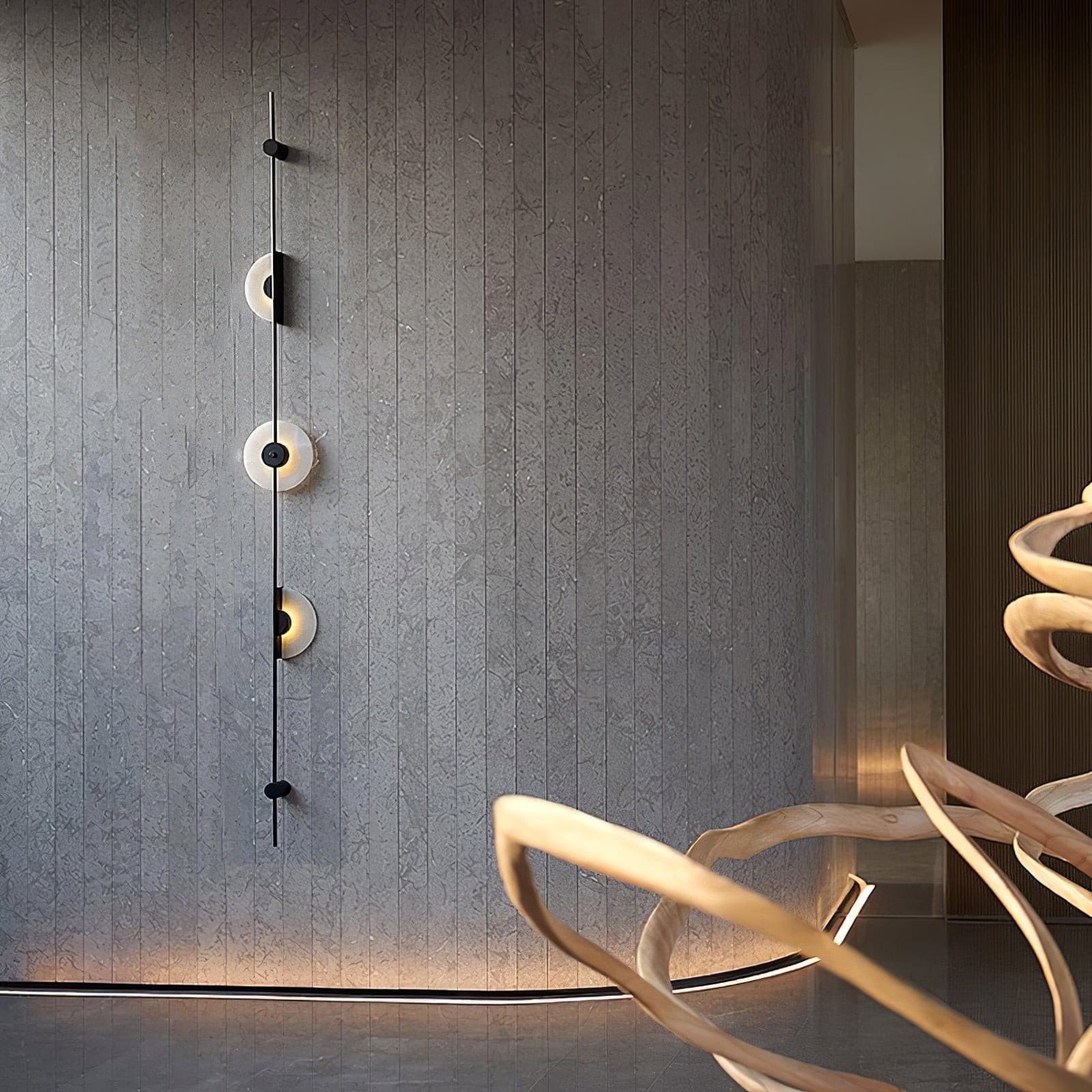 Slender Wall Lamp Alabaster Modern Minimalist - Letslighting