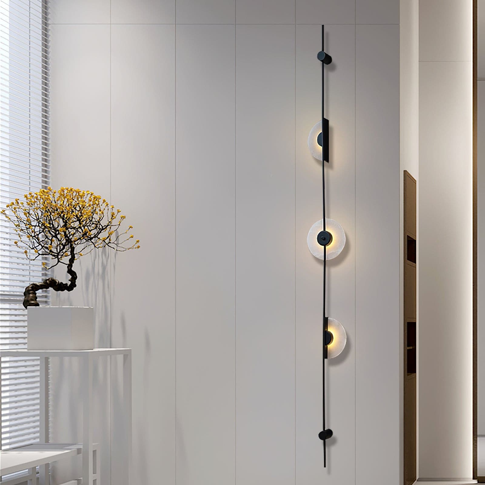 Slender Wall Lamp Alabaster Modern Minimalist - Letslighting