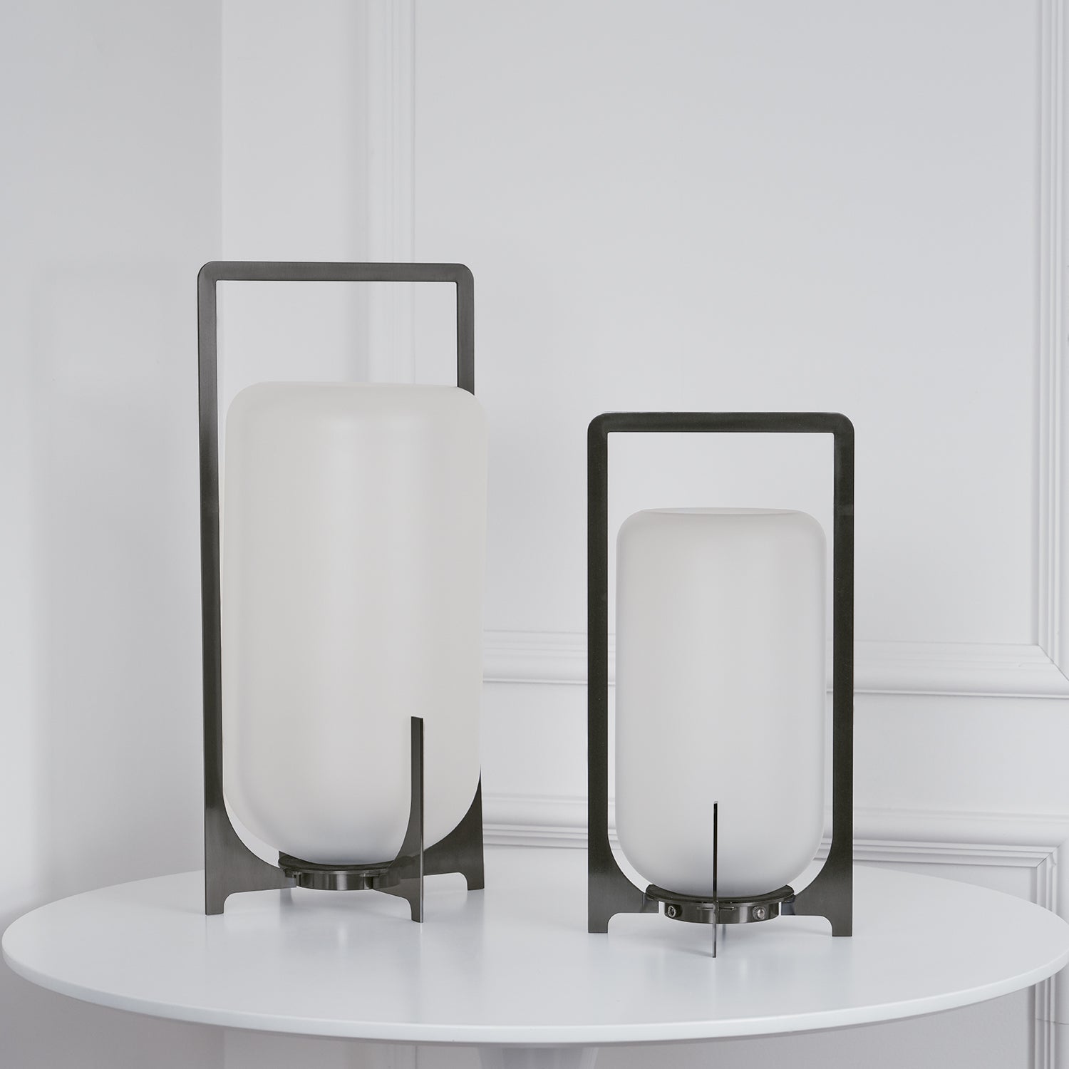 Luxis Steel Plastic Minimalist Table Lamp - Letslighting