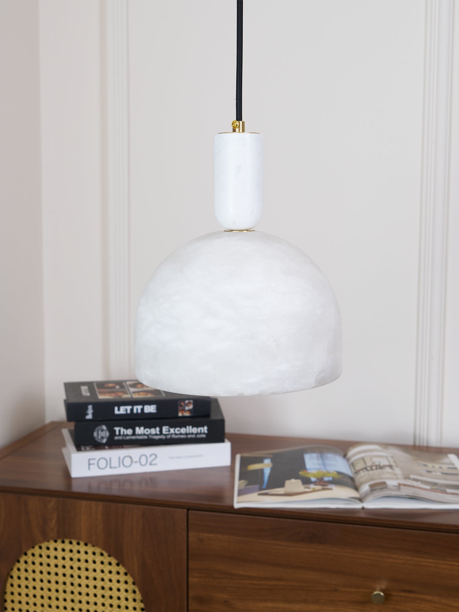Culiror Minimalist Alabaster Pendant Light - Letslighting