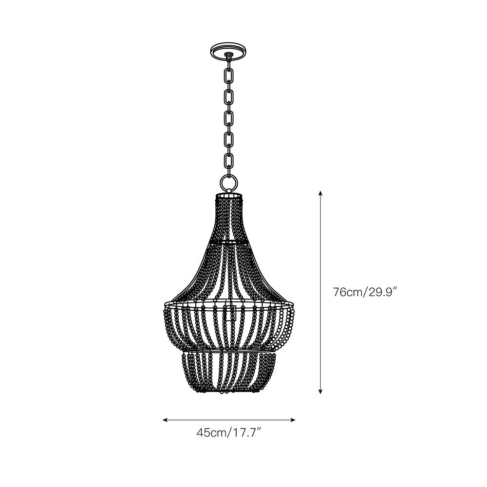 Qvistuvyd Postmodern Luxury Wooden Chandelier - Letslighting