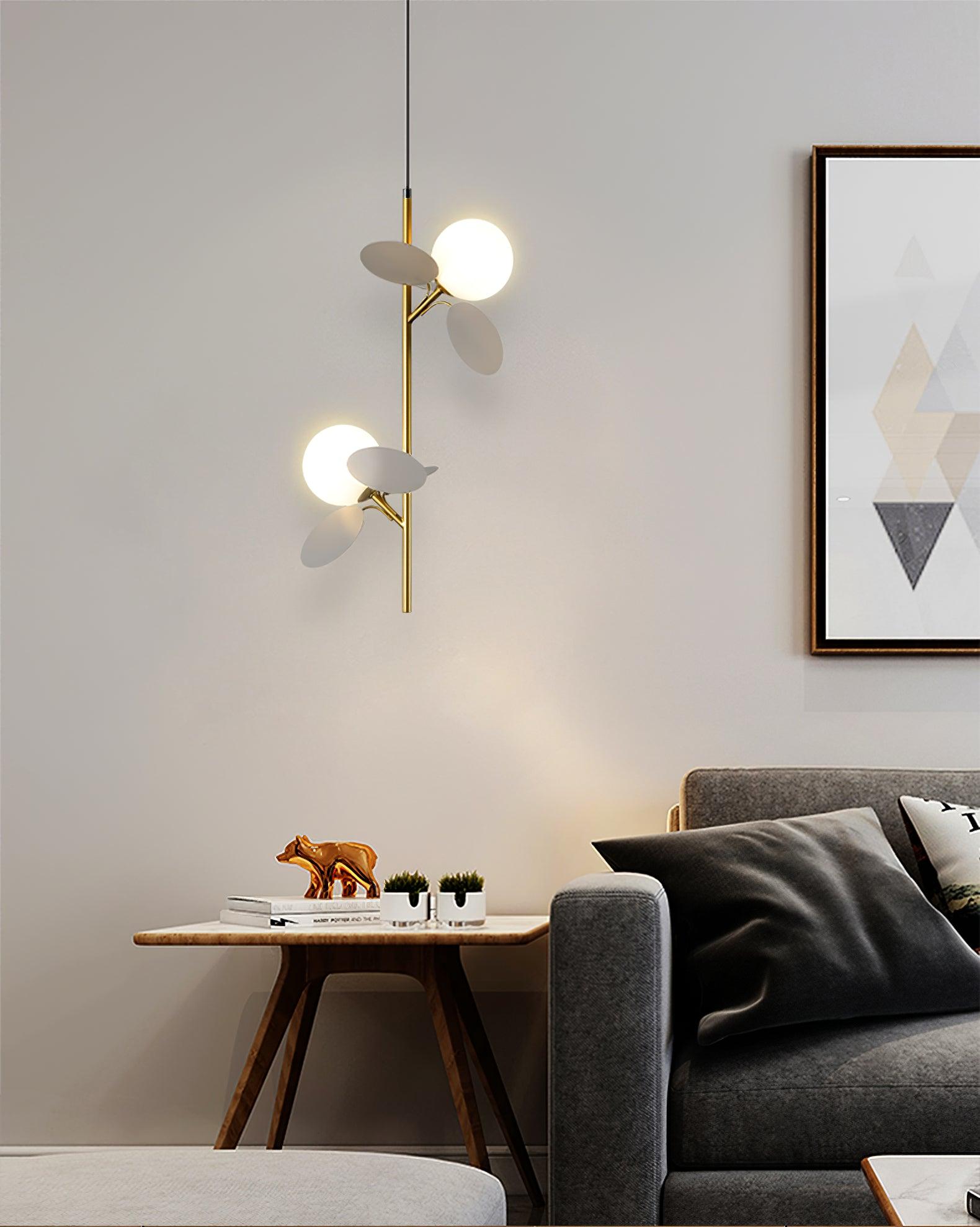 Ivphaus Glass Pendant Light