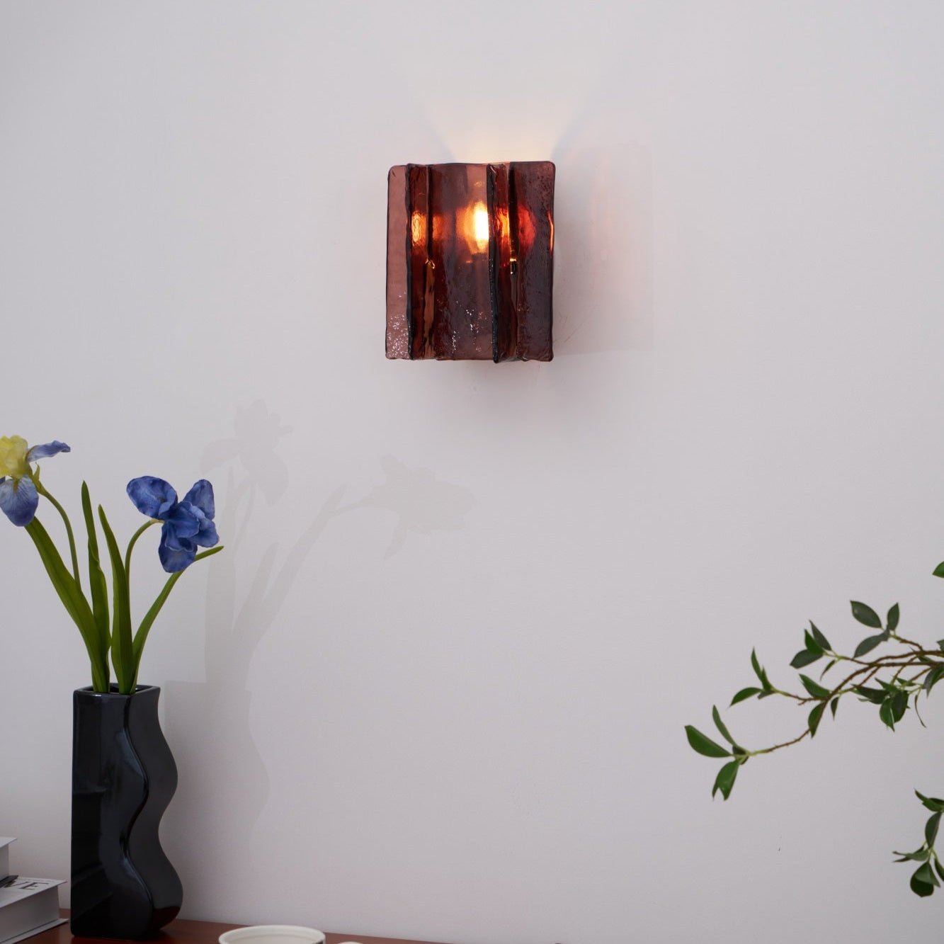 Solanic Glass Artistic Wall Lamp - Letslighting