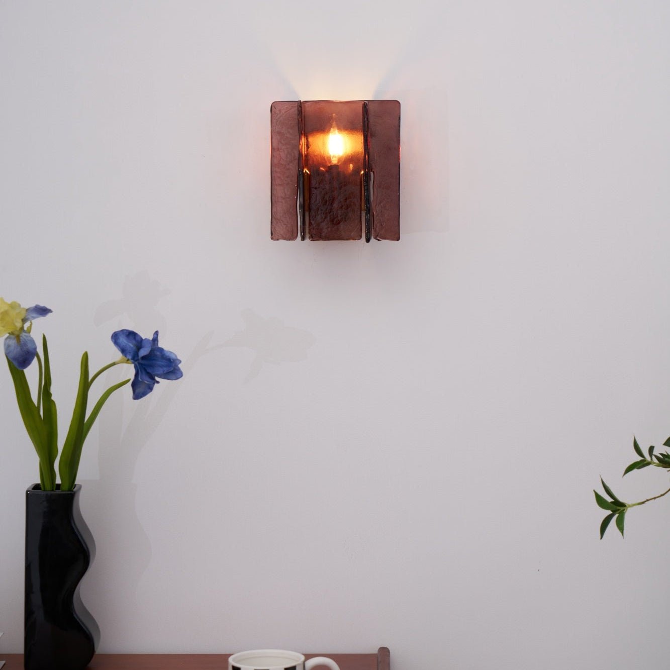 Solanic Glass Artistic Wall Lamp - Letslighting