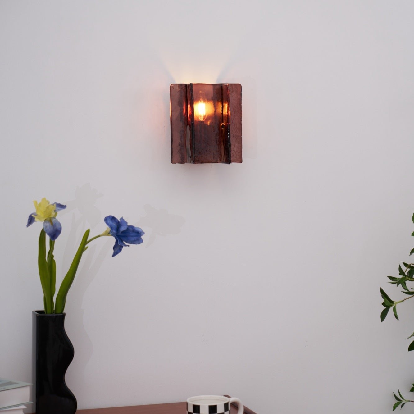 Solanic Glass Artistic Wall Lamp - Letslighting