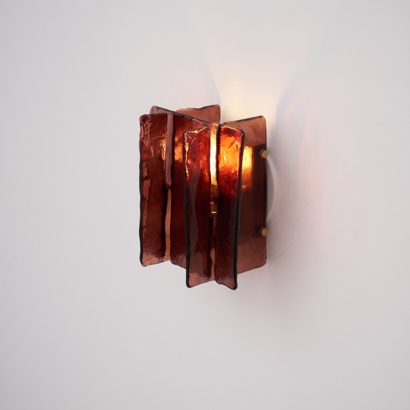 Lustra Wall Light Brass Glass Clear - Letslighting