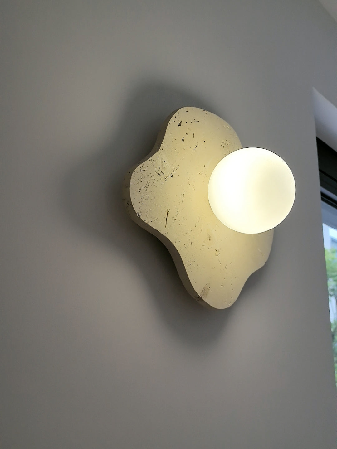 Tinduvyj Travertine Glass Wall Lamp - Letslighting