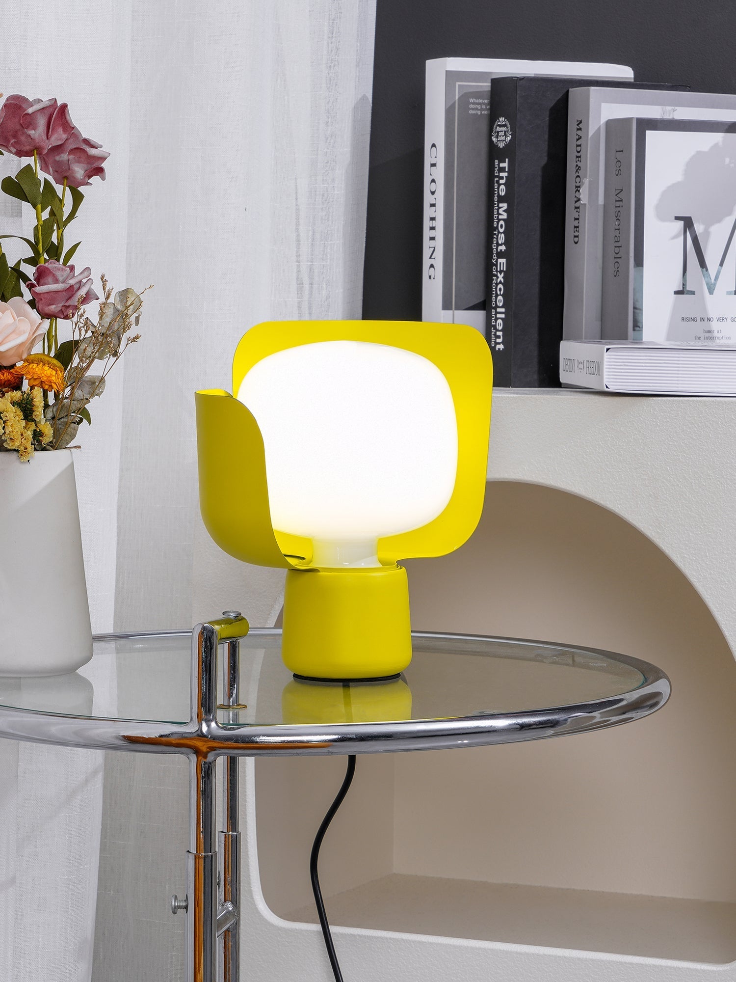 Zuri Plastic Minimalist Table Lamp - Letslighting