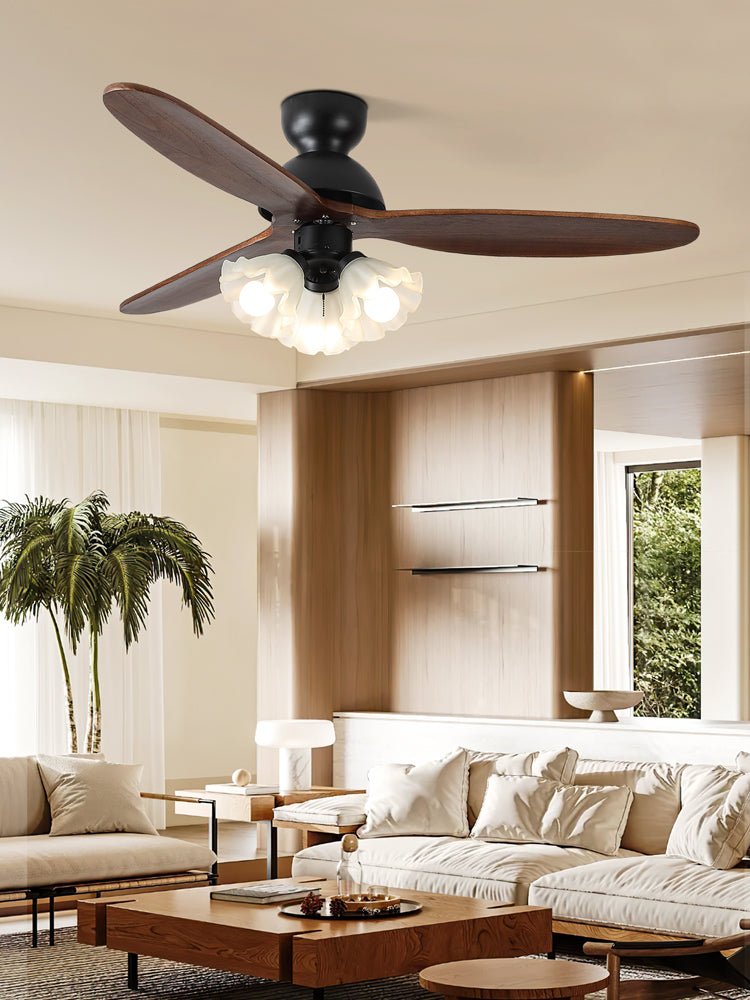 Bloom Air Ceiling Fan Light - Letslighting