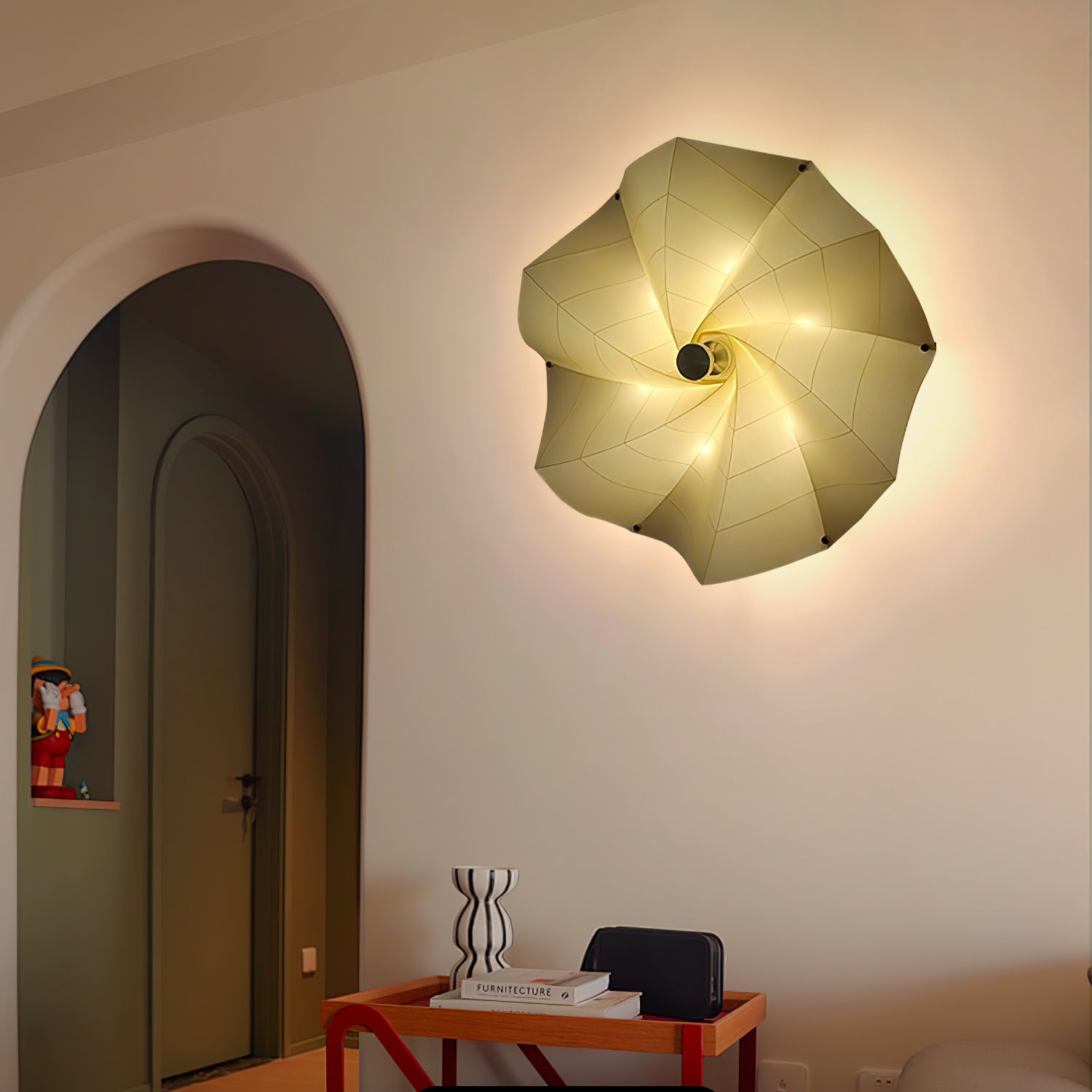 Vadorir Spiral Fabric Pendant Light - Letslighting