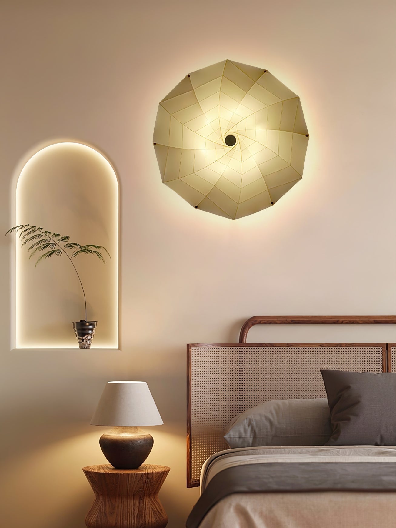 Vadorir Spiral Fabric Pendant Light - Letslighting