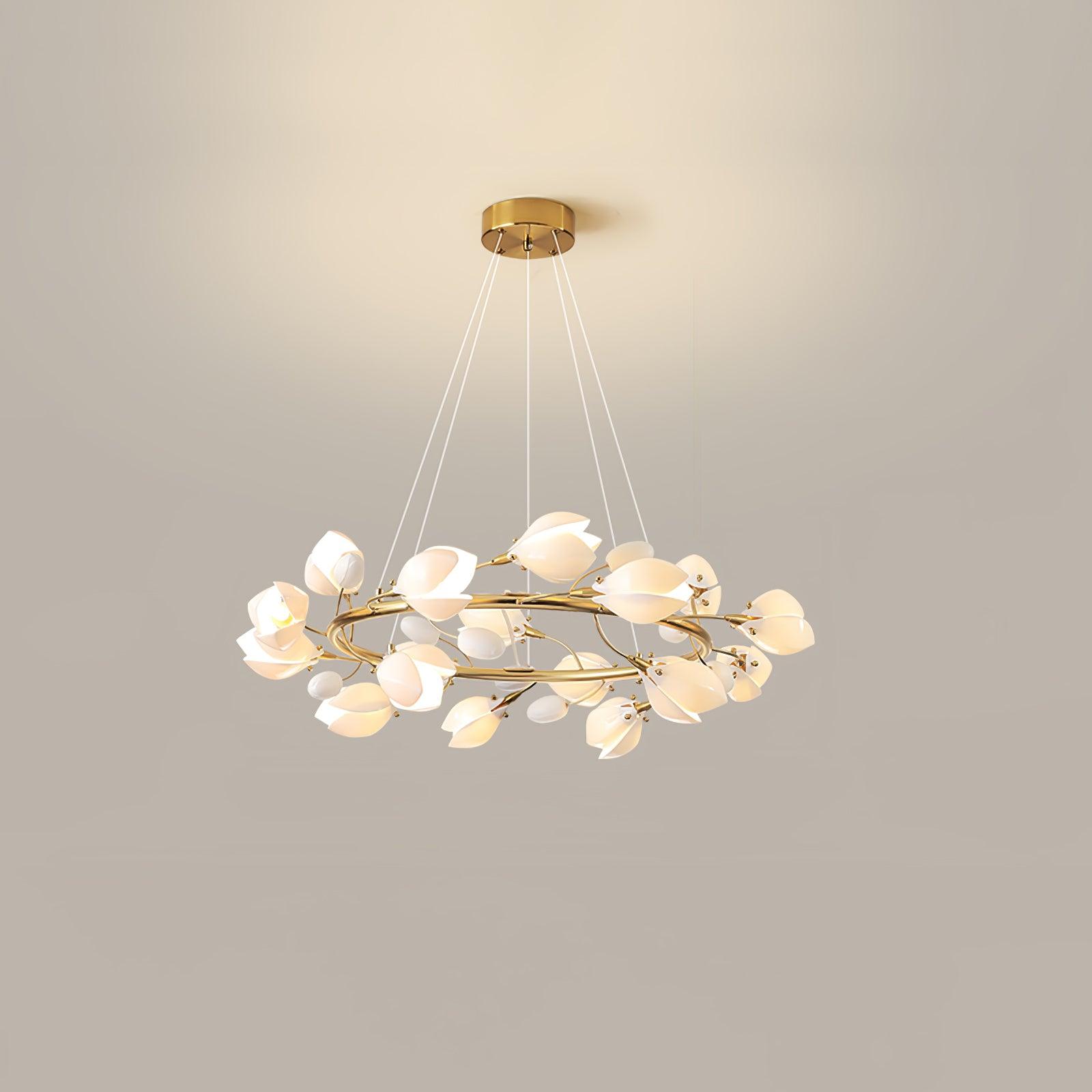Porcelain Premium Elegance Ceramic Chandelier - Letslighting
