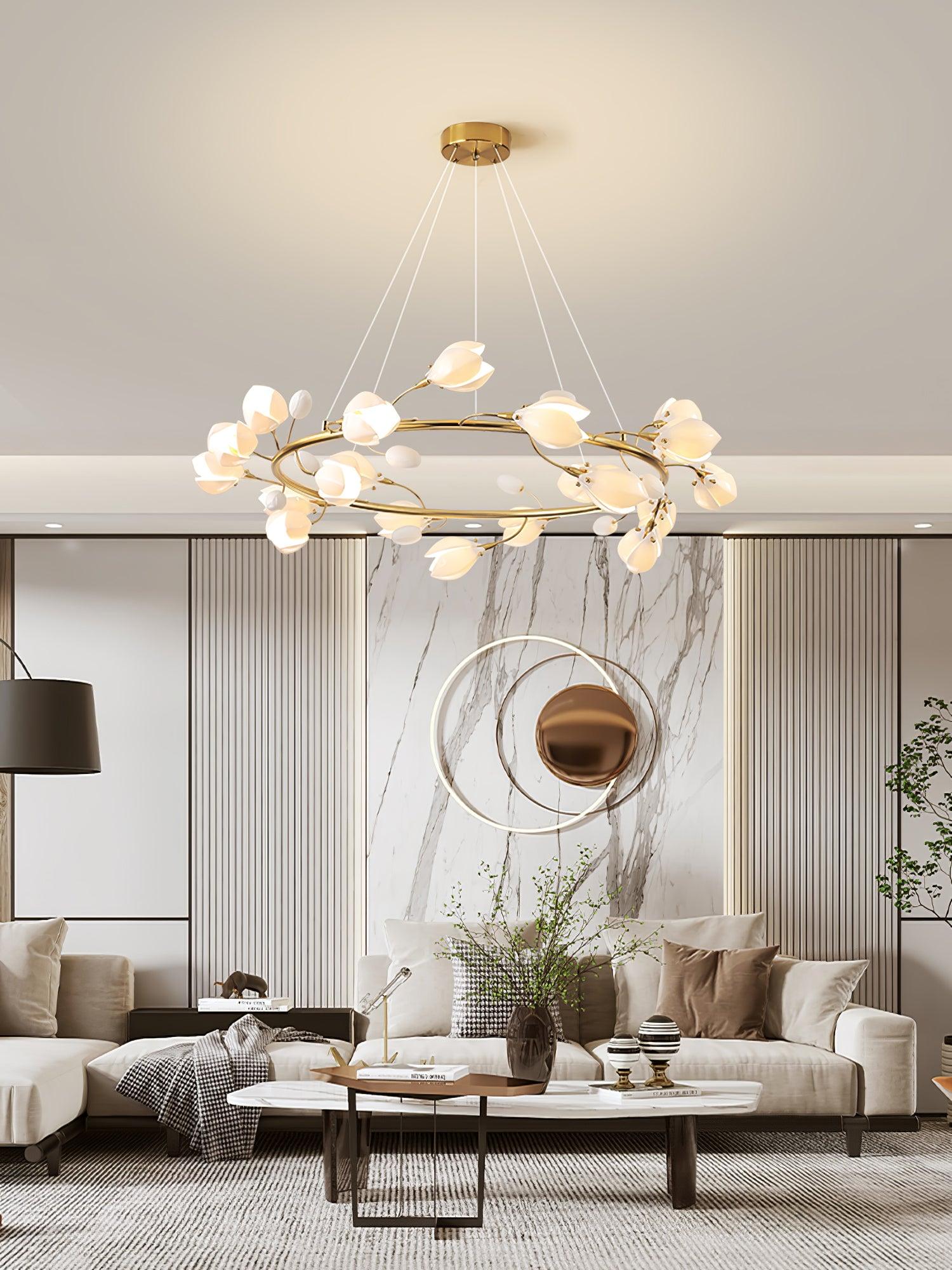 Porcelain Premium Elegance Ceramic Chandelier - Letslighting