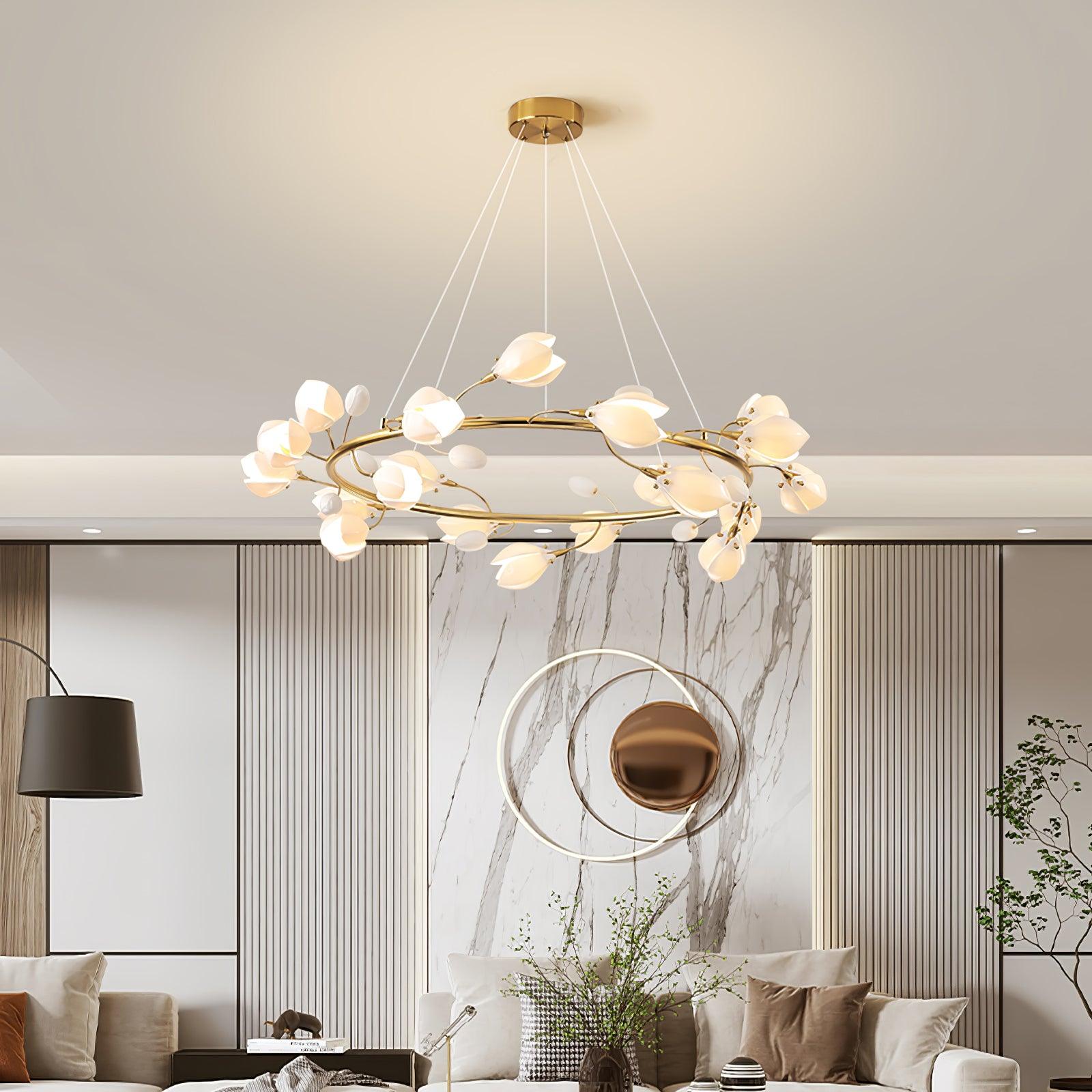 Porcelain Premium Elegance Ceramic Chandelier - Letslighting