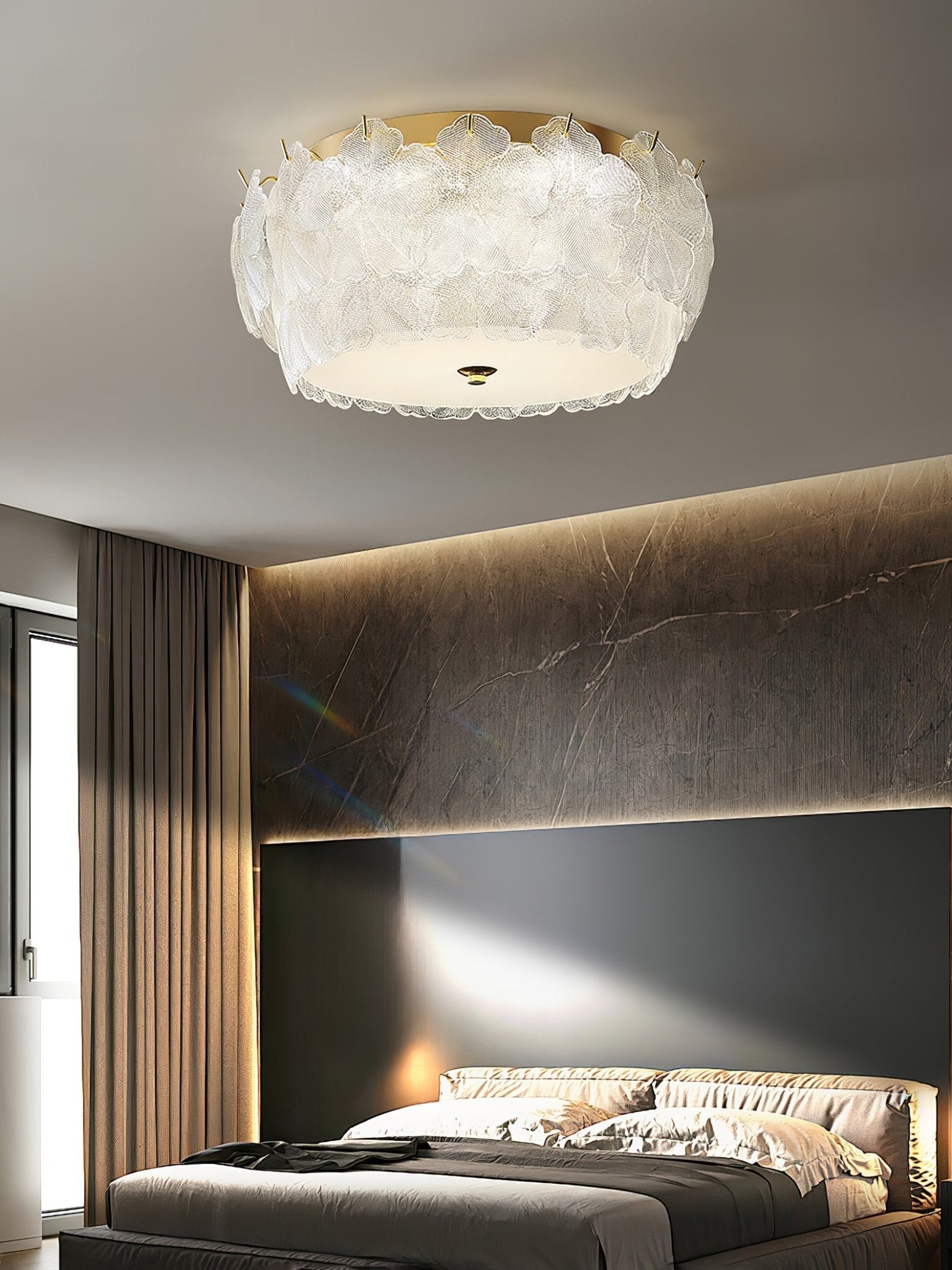 Lydoraris Blossom Cluster Glass Ceiling Light - Letslighting