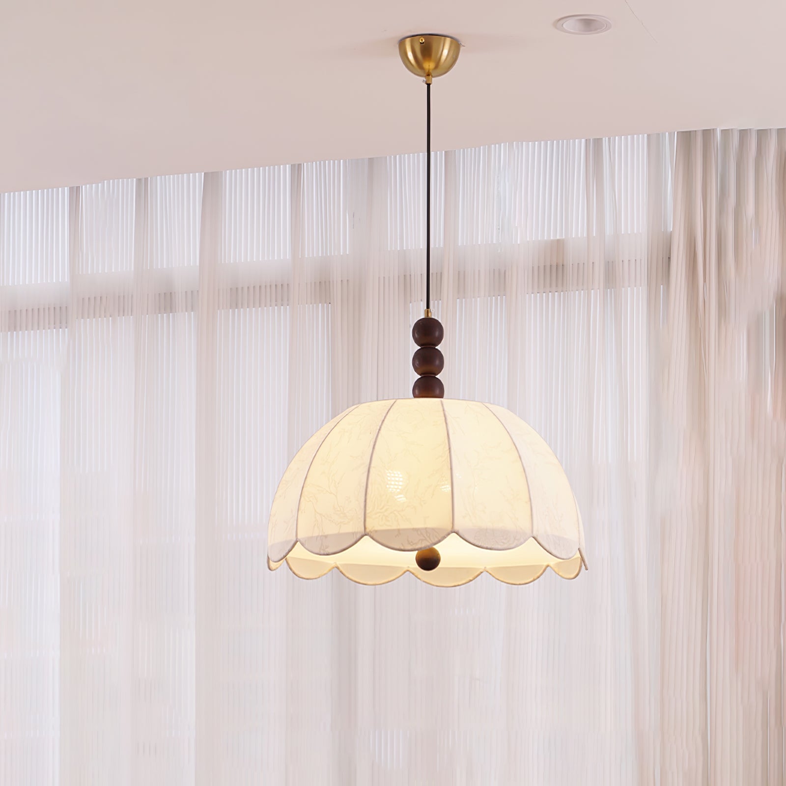 Orla Fabric Swag Pendant Light - Letslighting
