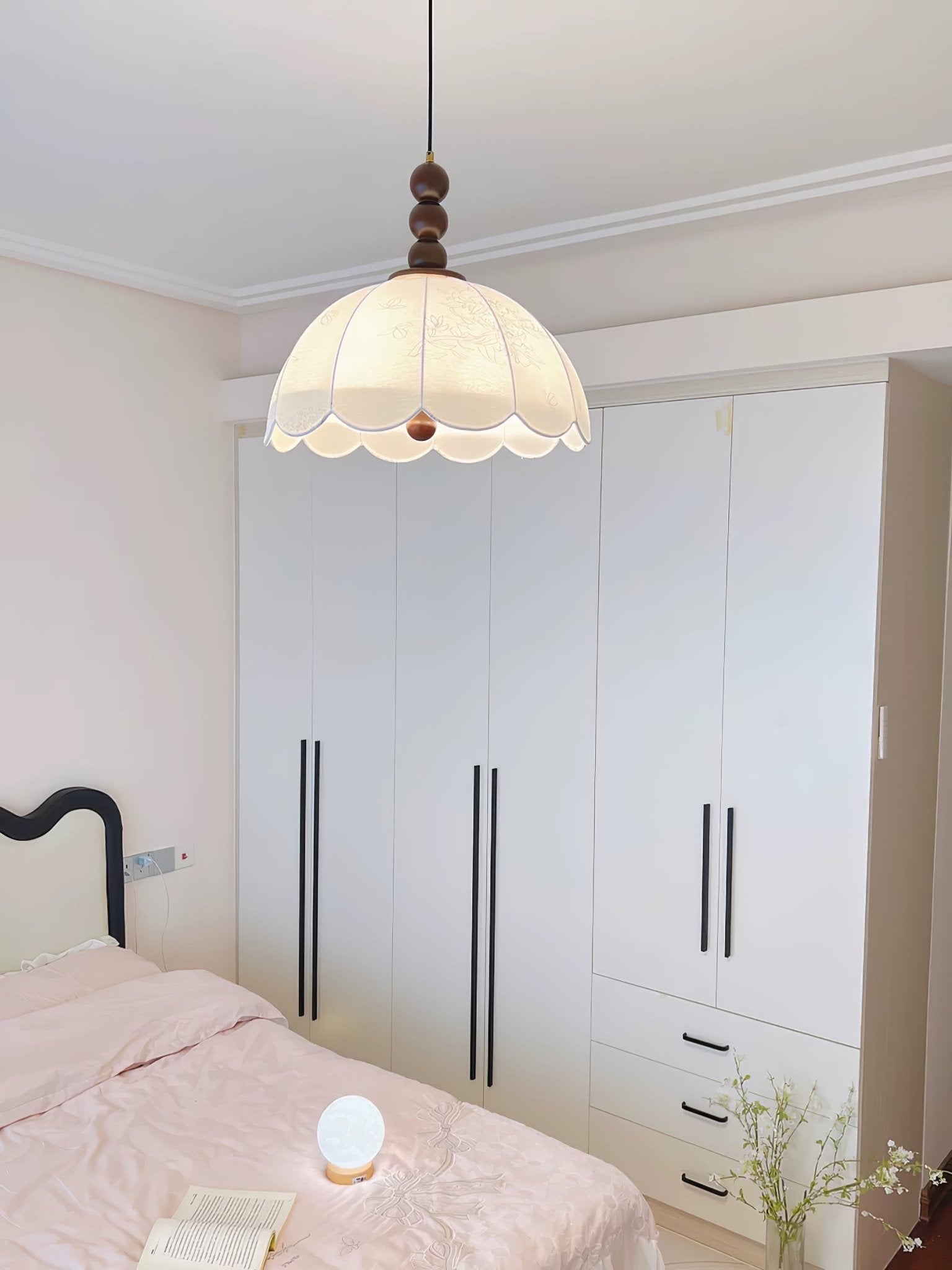 Orla Fabric Swag Pendant Light - Letslighting