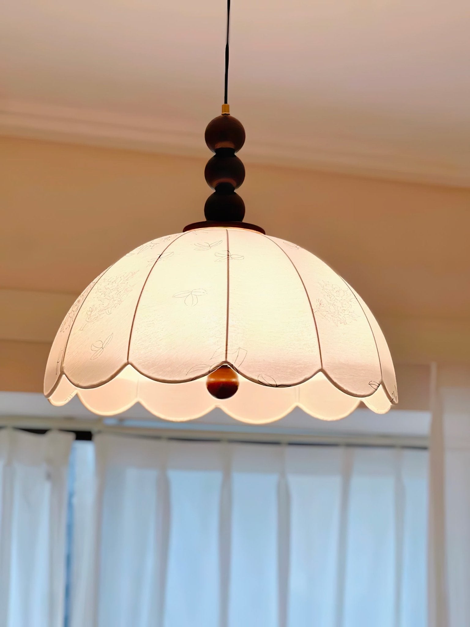 Orla Fabric Swag Pendant Light - Letslighting