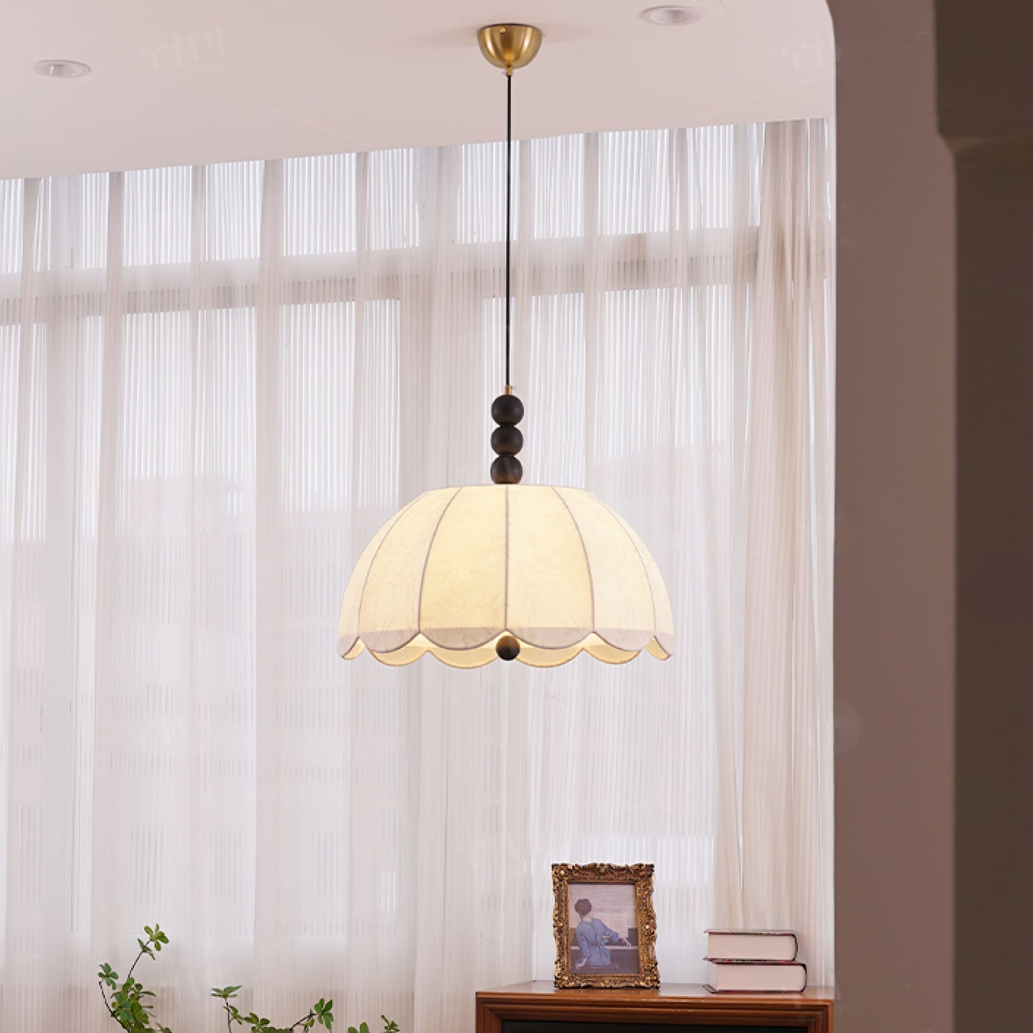 Orla Fabric Swag Pendant Light - Letslighting