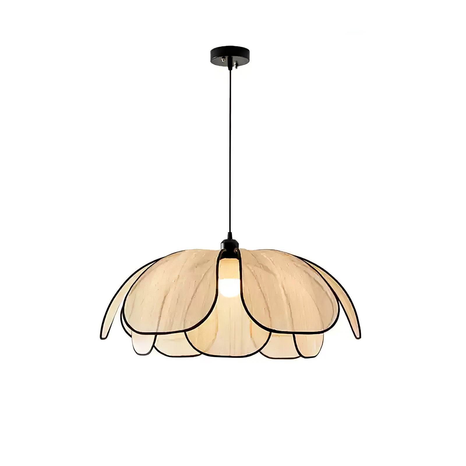 Elthaus Blossom Leaf Fiber Pendant Lamp - Letslighting