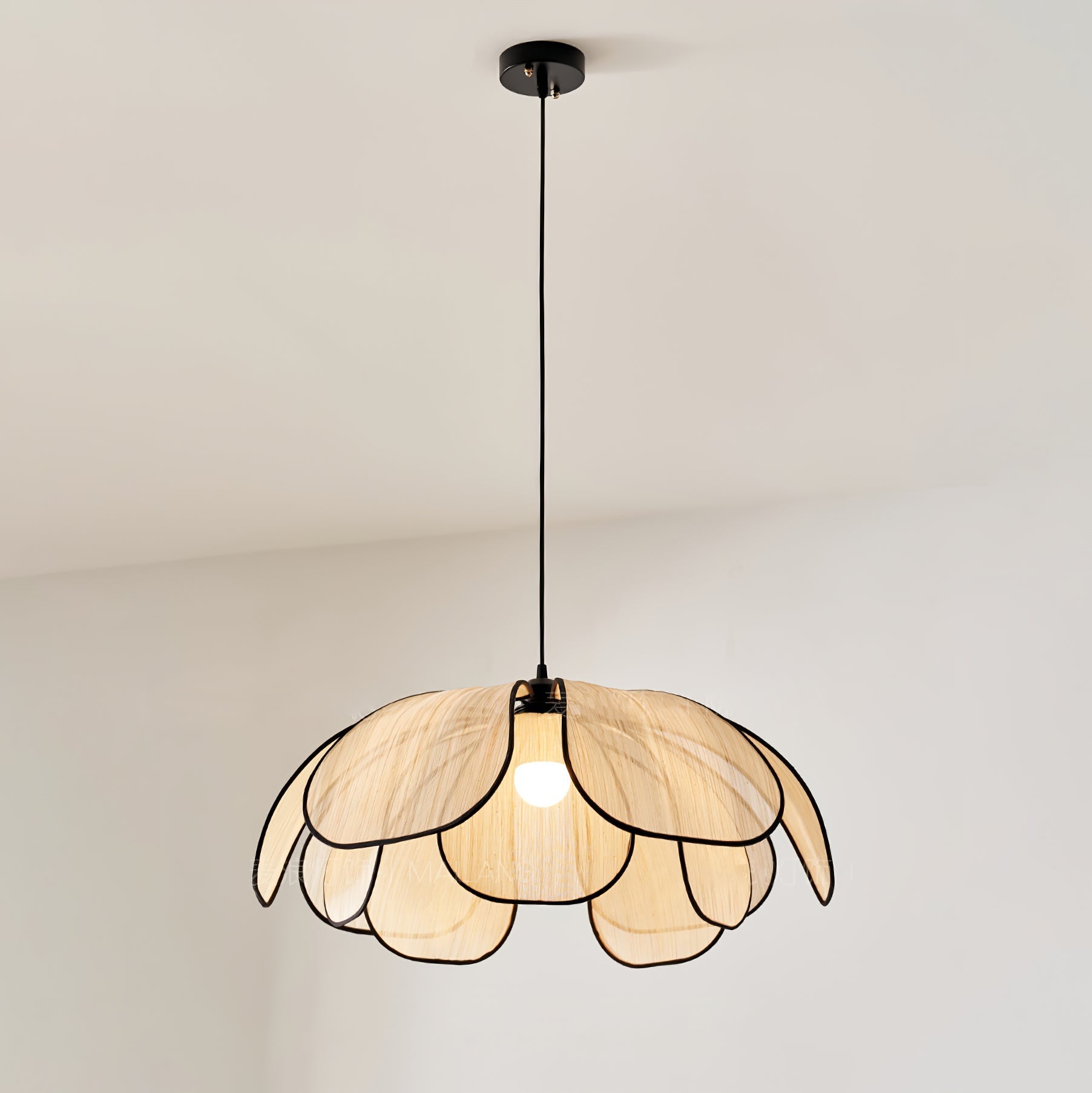 Elthaus Blossom Leaf Fiber Pendant Lamp - Letslighting