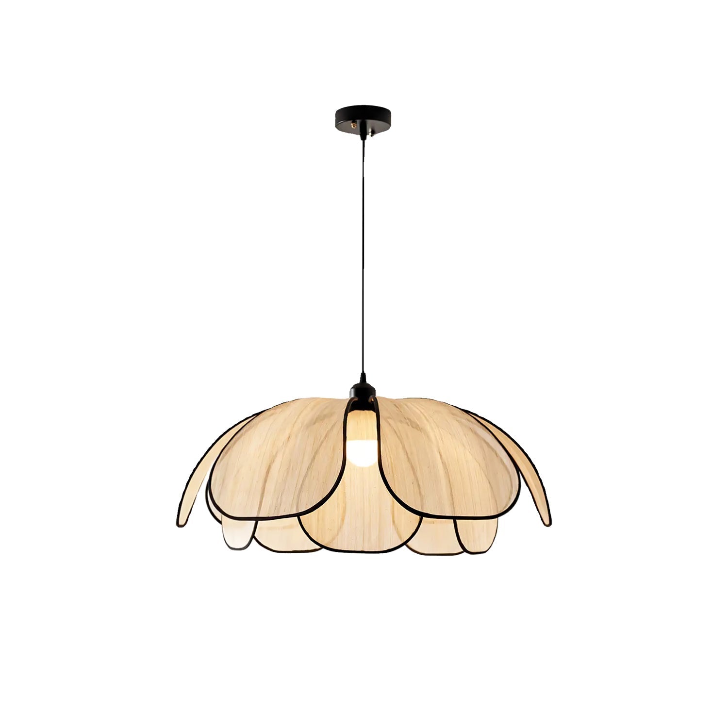 Elthaus Blossom Leaf Fiber Pendant Lamp - Letslighting