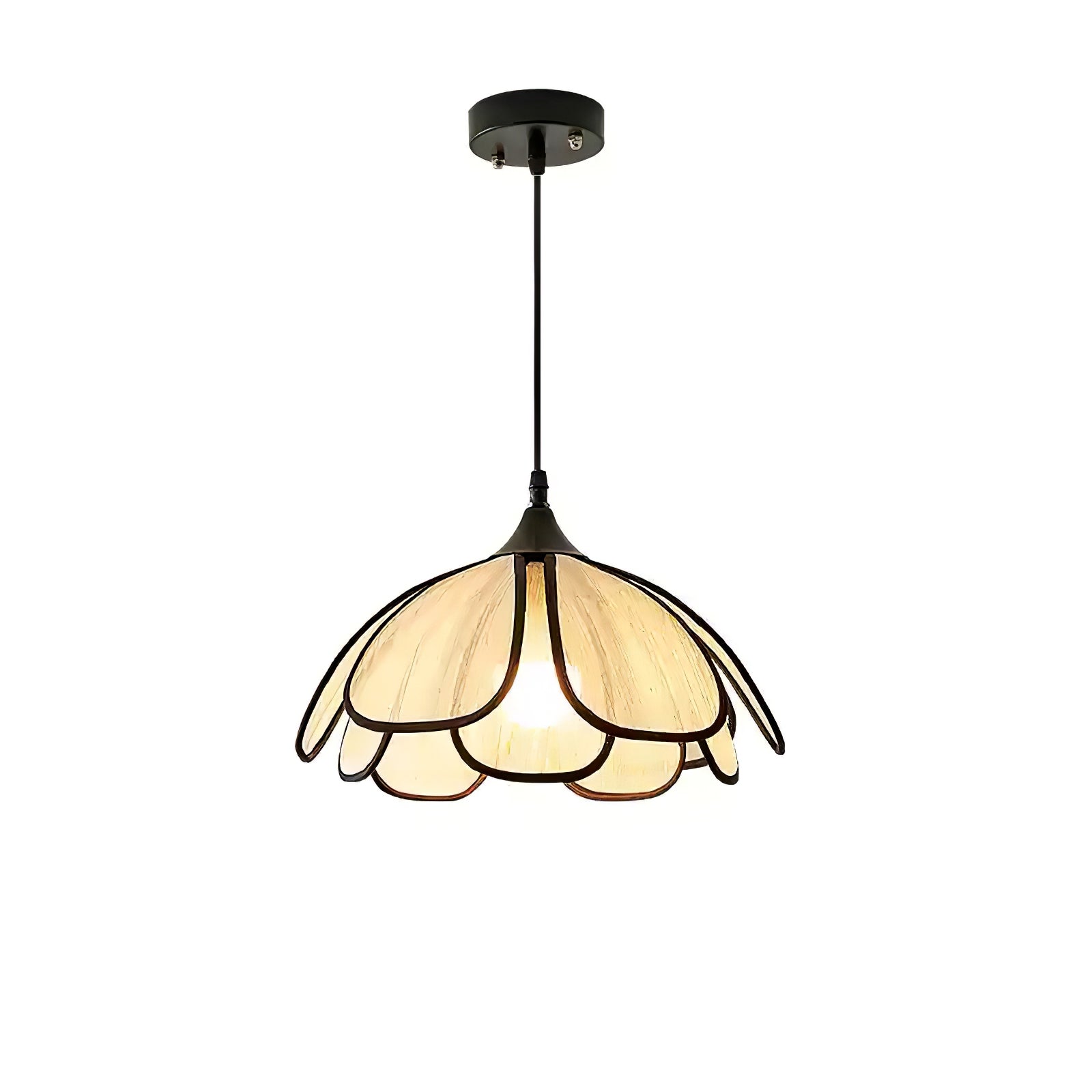 Elthaus Blossom Leaf Fiber Pendant Lamp - Letslighting