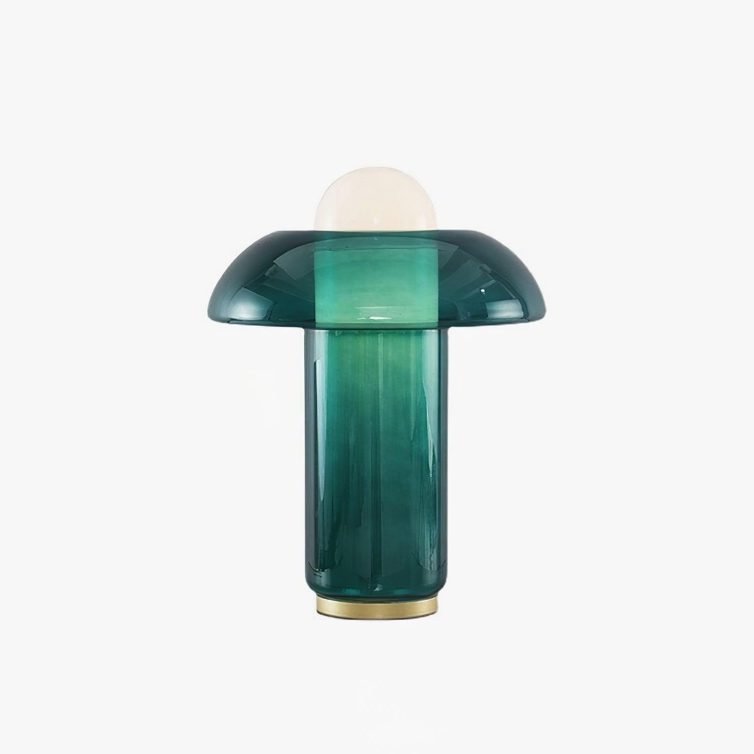 Auranr Green Glass Table Lamp - Letslighting