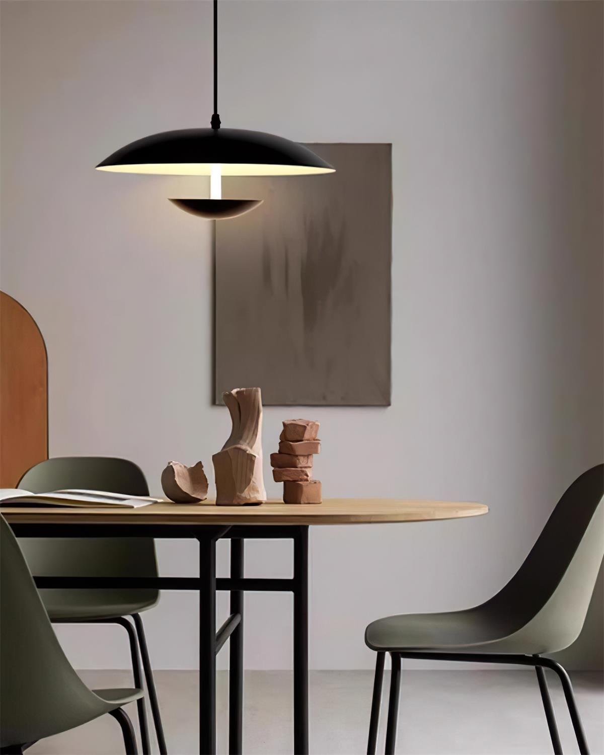 Pylos Minimalist Black Pendant Light - Letslighting