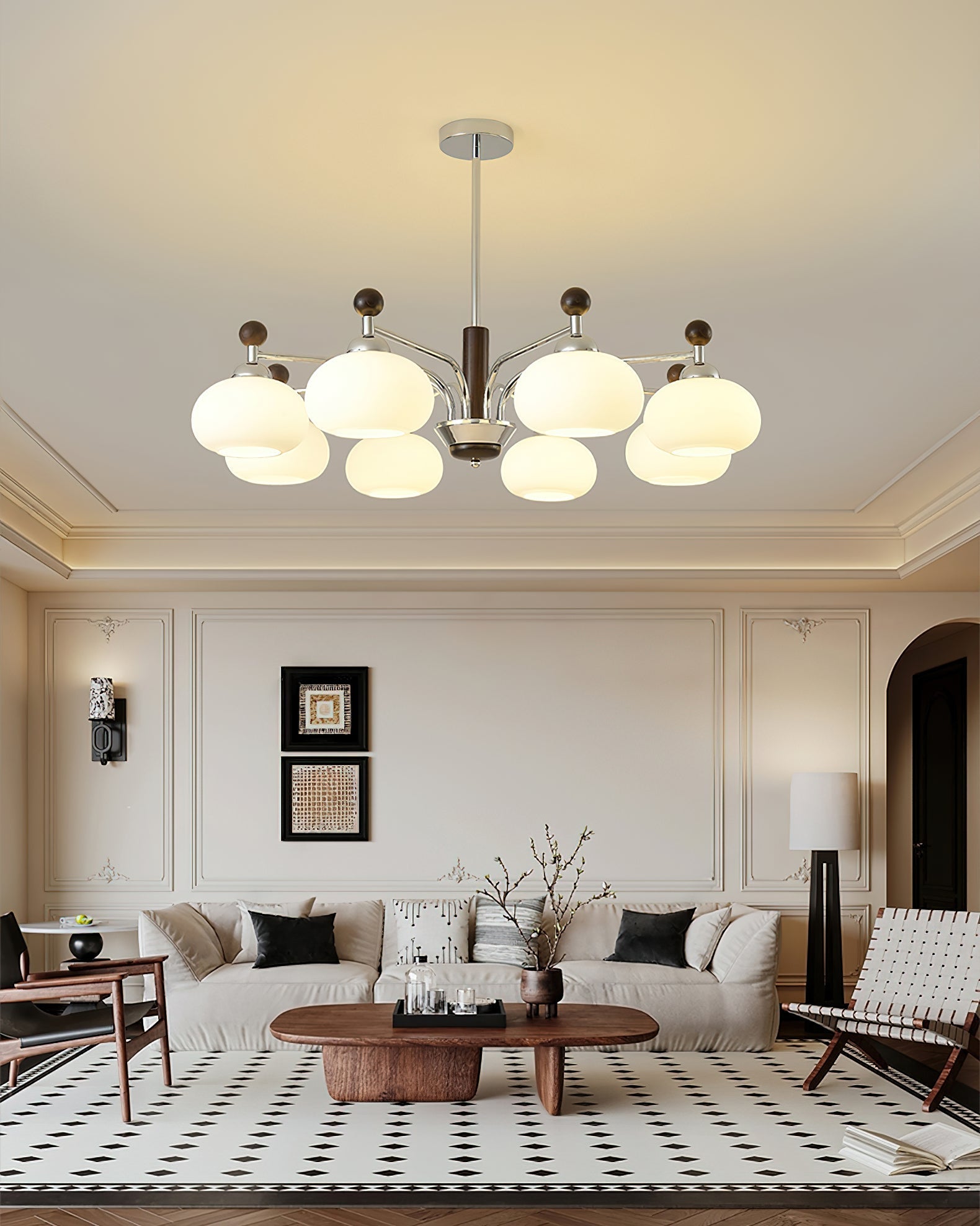 Aurora Chandelier Multi Arm Modern - Letslighting