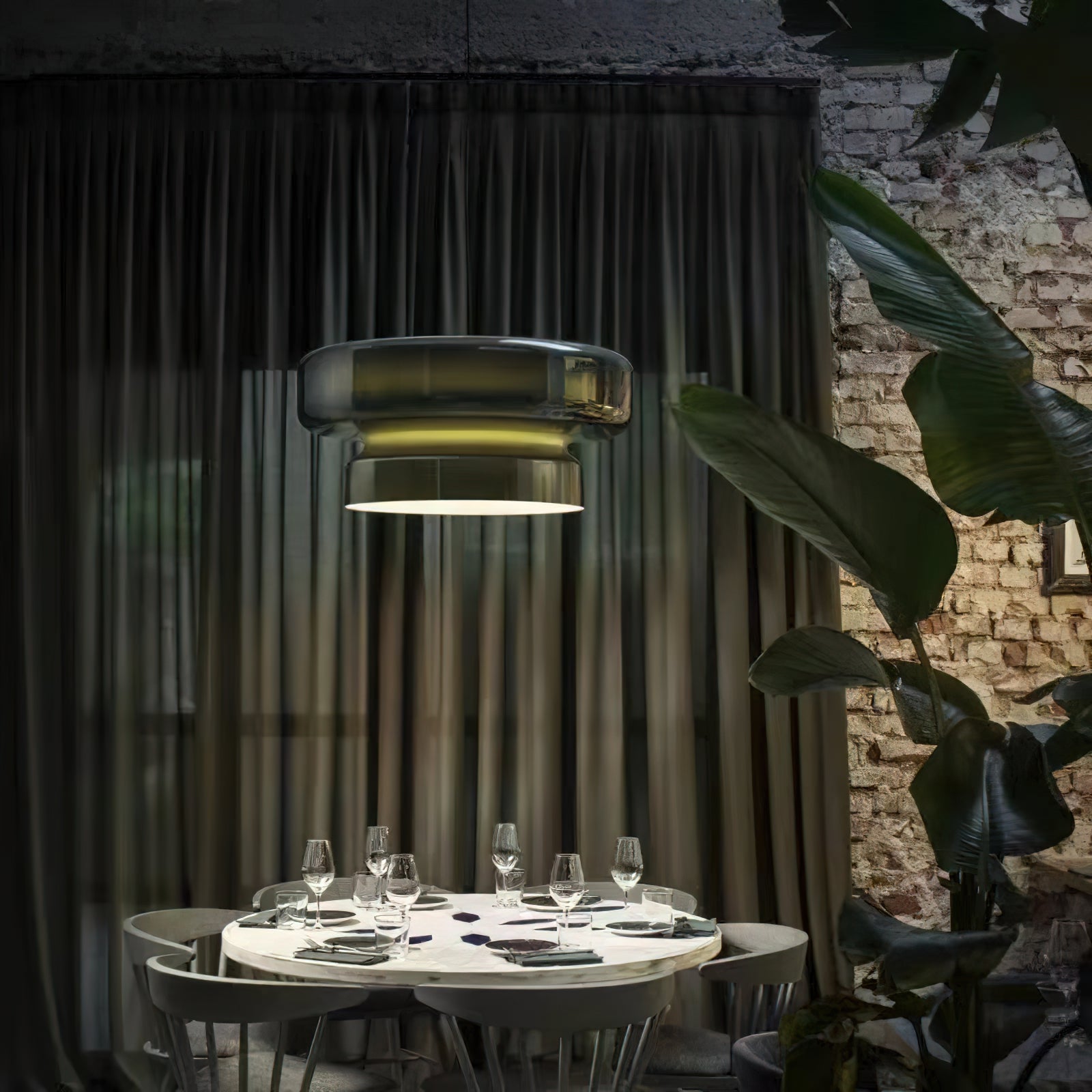 Zerithce Glass Modern Minimalist Pendant Lamp - Letslighting