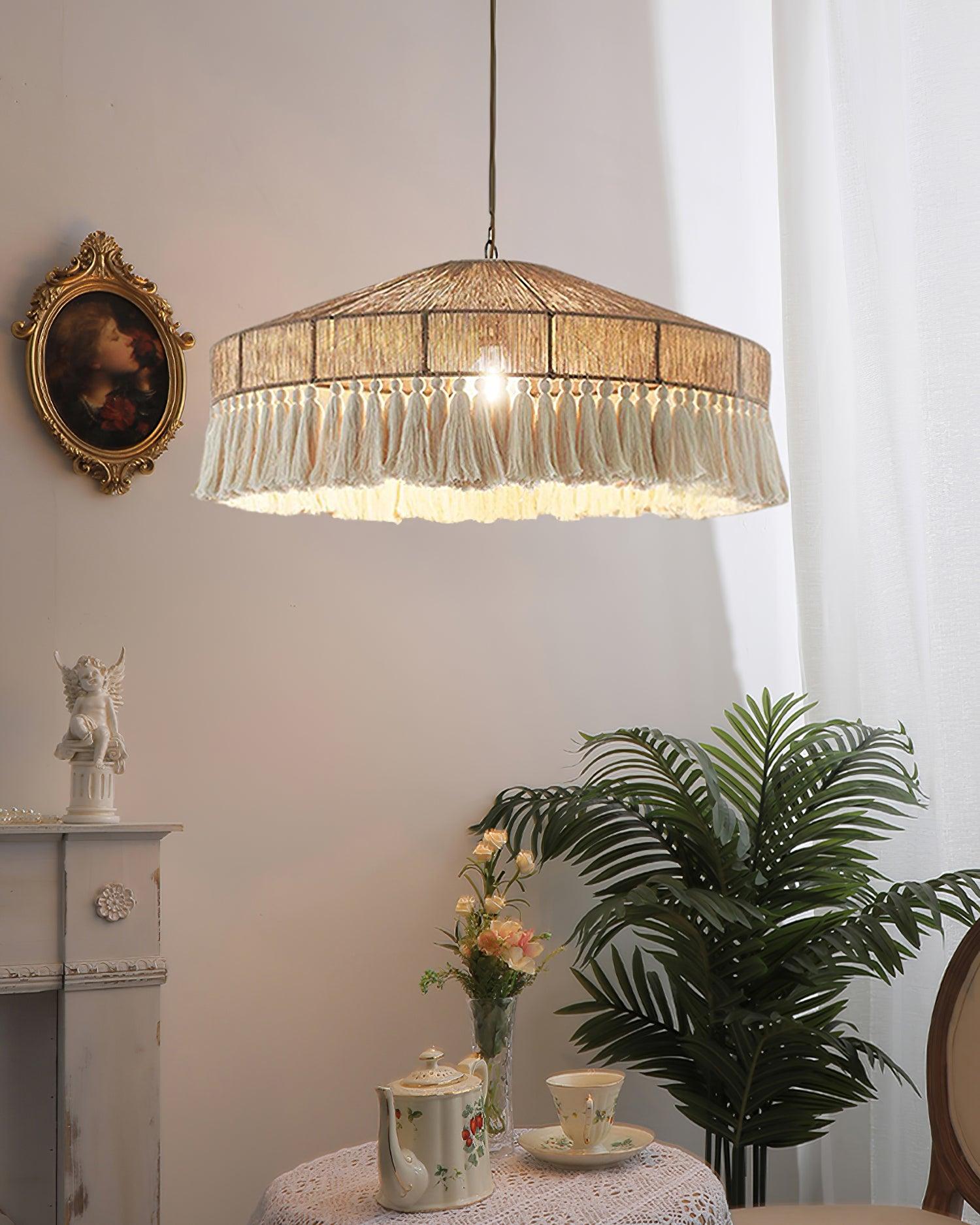 Duvia Bohemian Tassel Chandelier - Letslighting