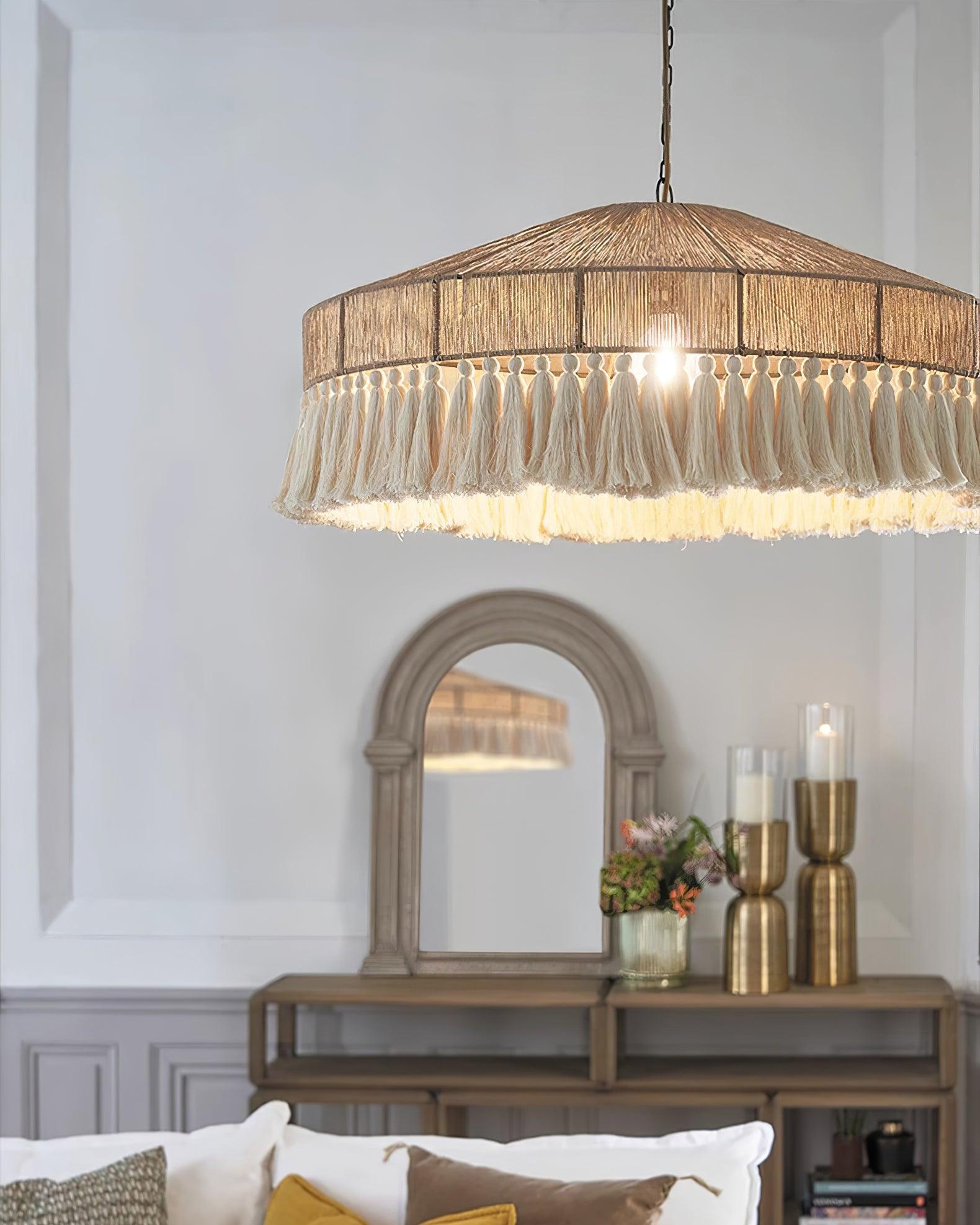 Duvia Bohemian Tassel Chandelier - Letslighting