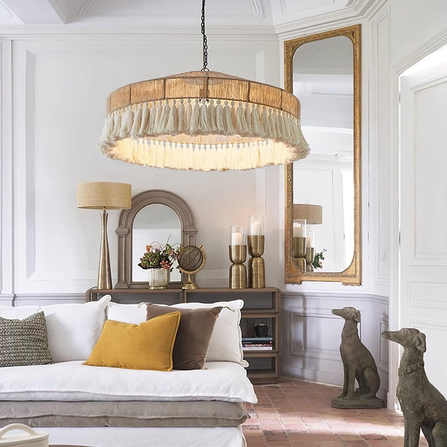 Duvia Bohemian Tassel Chandelier - Letslighting